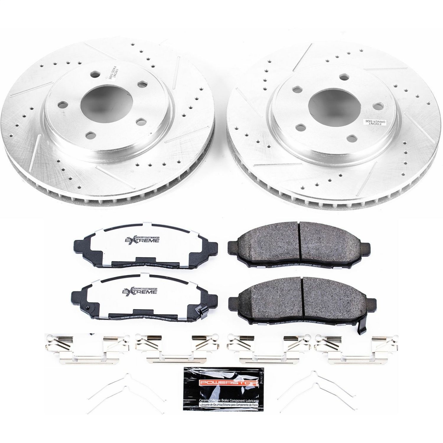 Power Stop - K6492-36 - Front - Disc Brake Pad and Rotor Kit