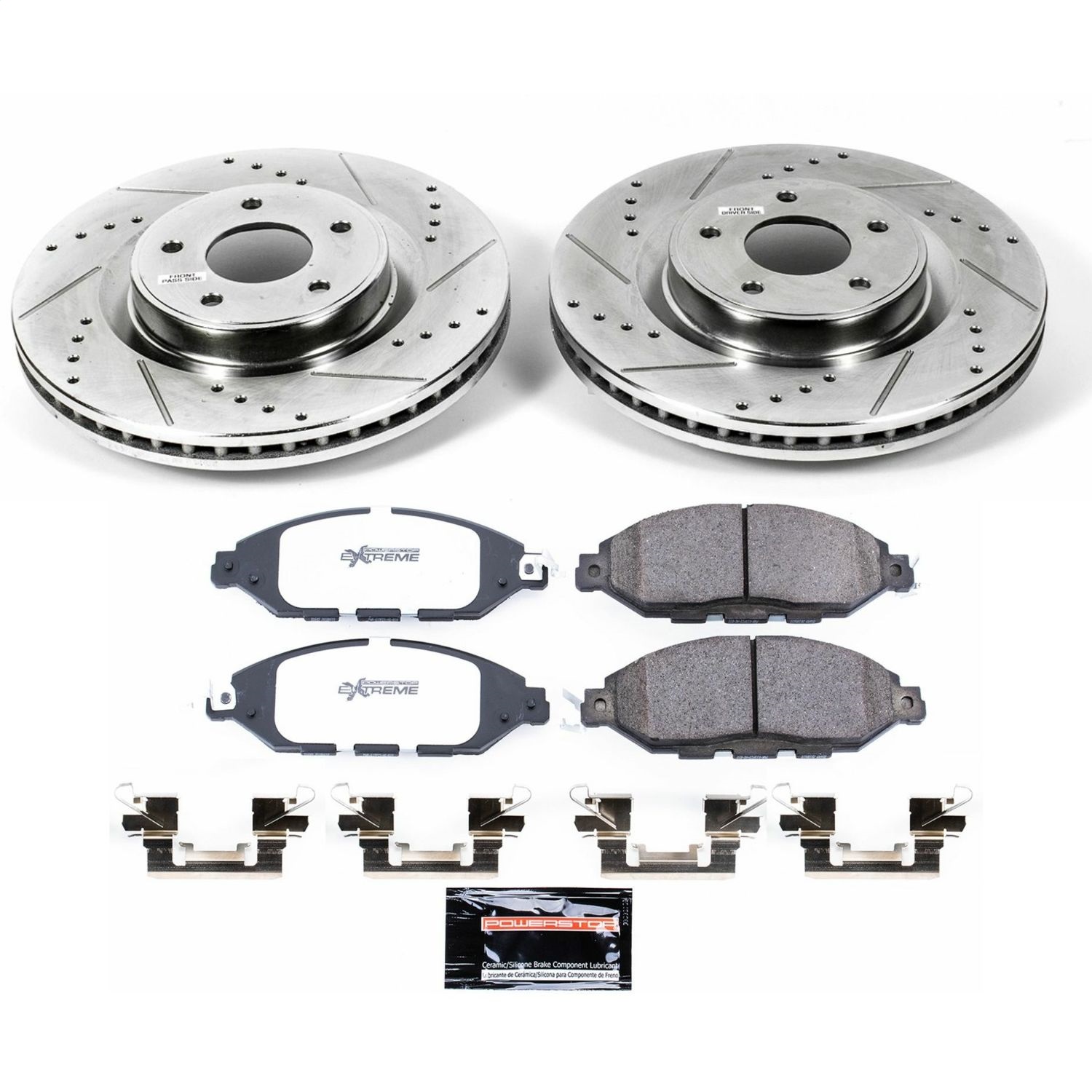 Power Stop - K6496-36 - Front - Disc Brake Pad and Rotor Kit