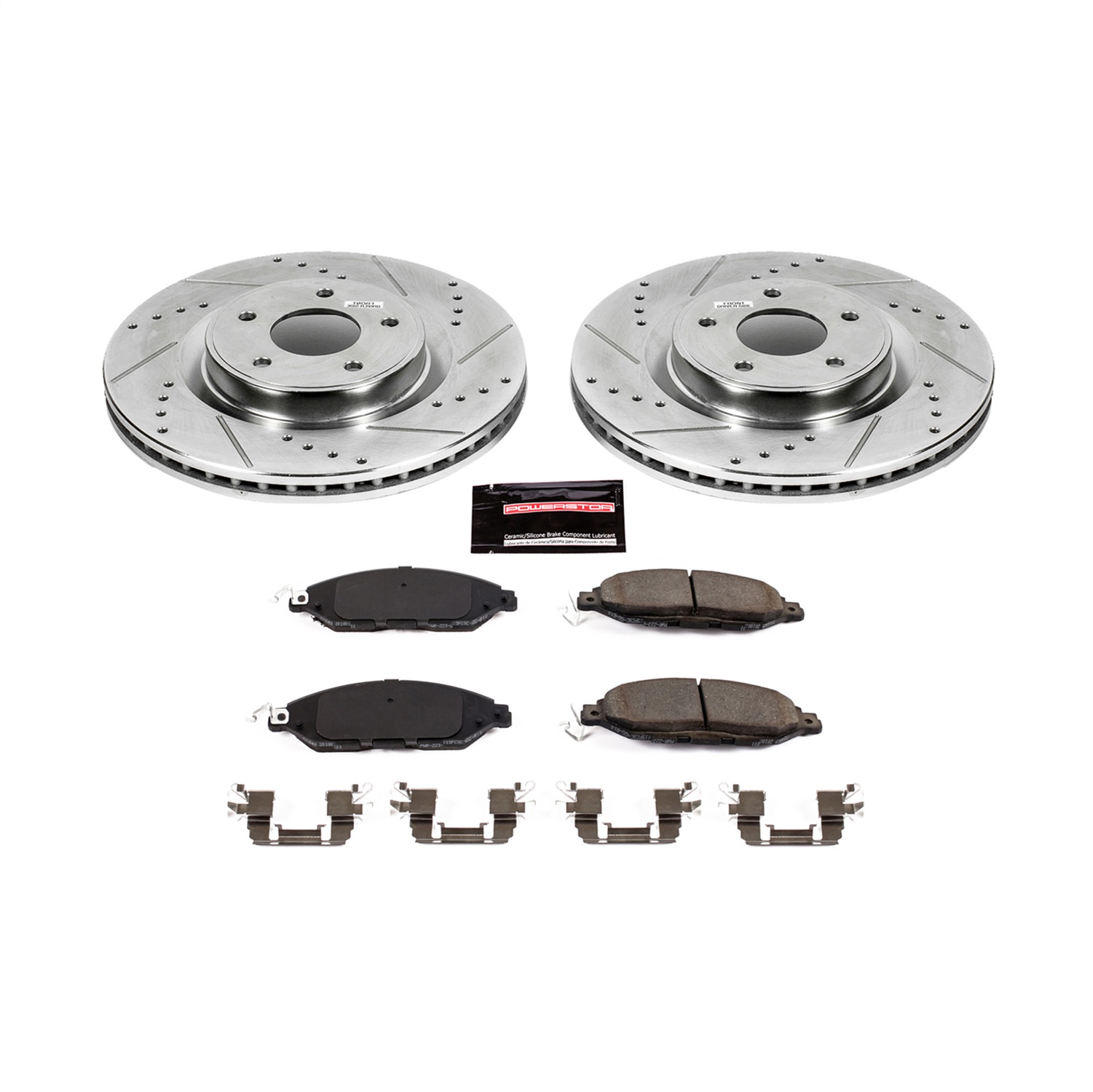 Power Stop - K6496 - Front - Disc Brake Pad and Rotor Kit