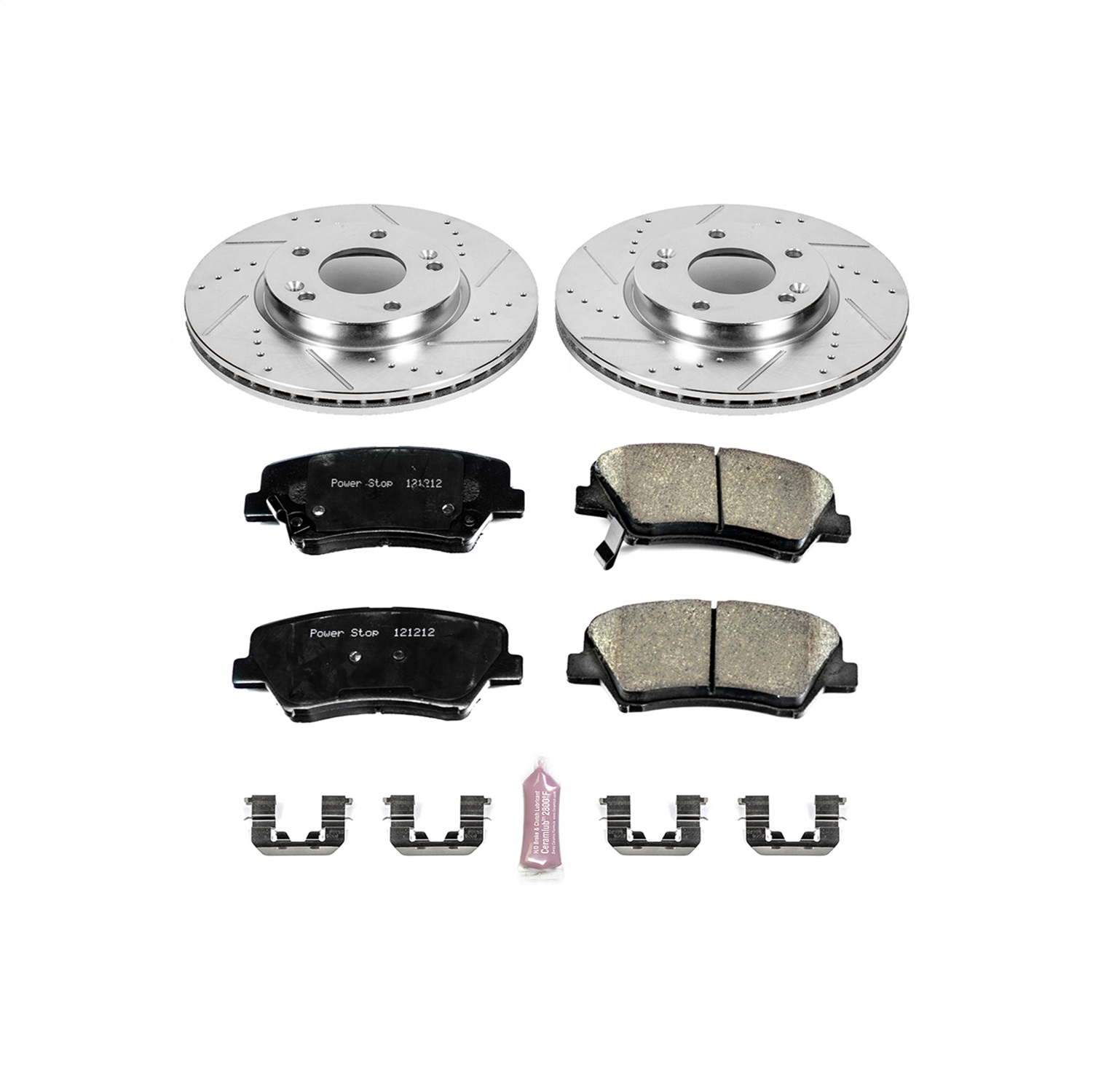 Power Stop - K6503 - Front - Disc Brake Pad and Rotor Kit