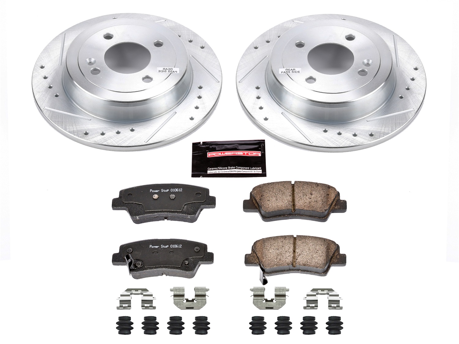Power Stop - K6507 - Rear - Disc Brake Pad and Rotor Kit