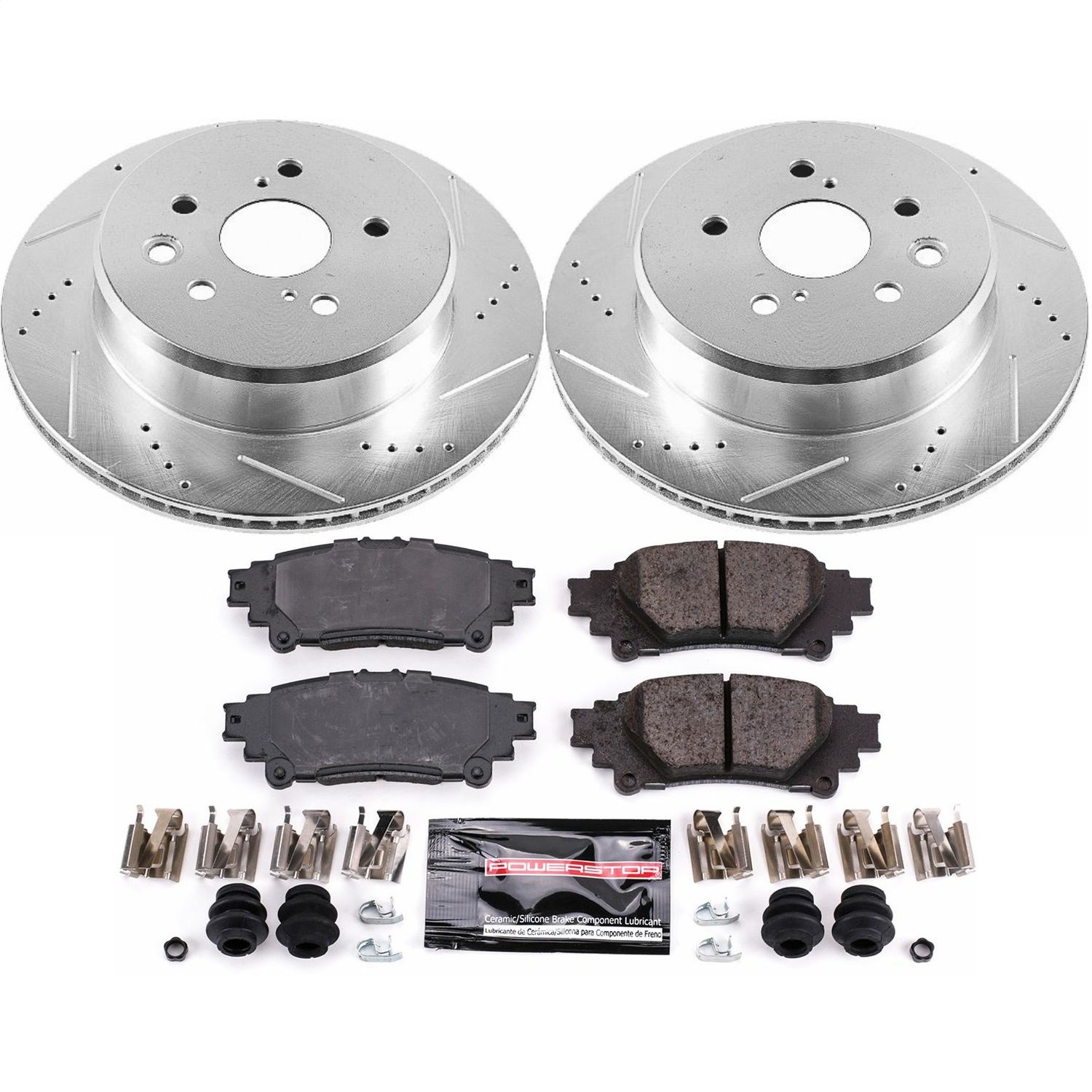 Power Stop - K6514 - Rear - Disc Brake Pad and Rotor Kit