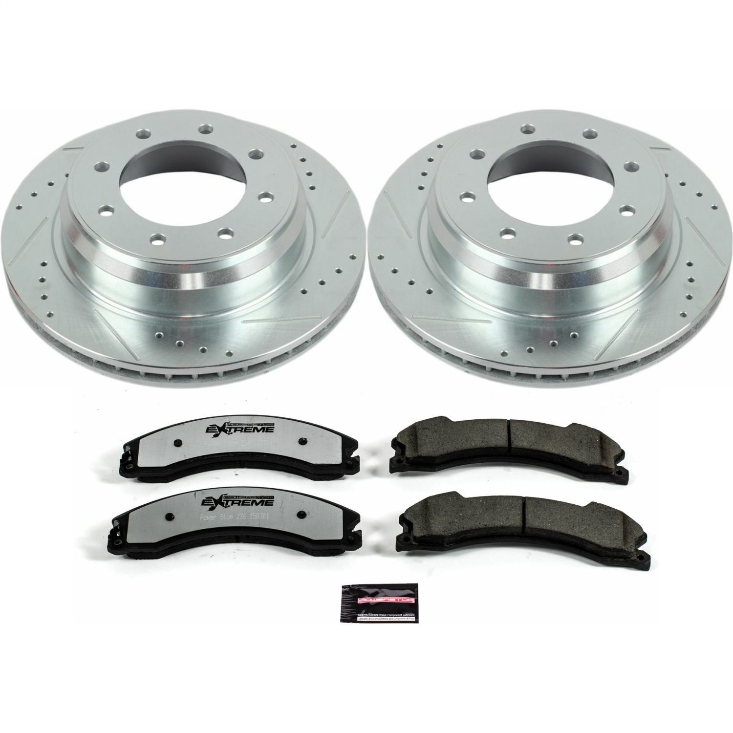 Power Stop - K6517-36 - Rear - Disc Brake Pad and Rotor Kit