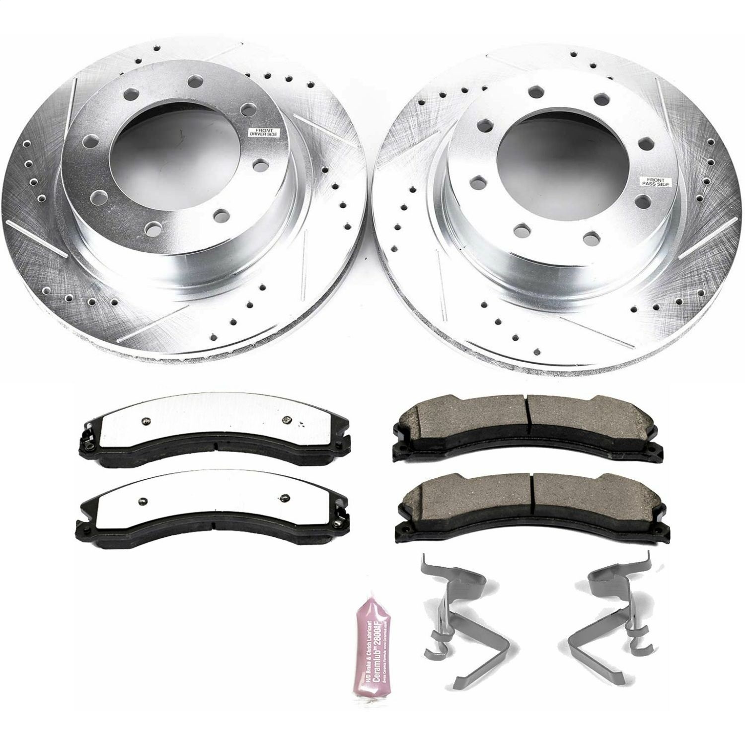Power Stop - K6518-36 - Front - Disc Brake Pad and Rotor Kit
