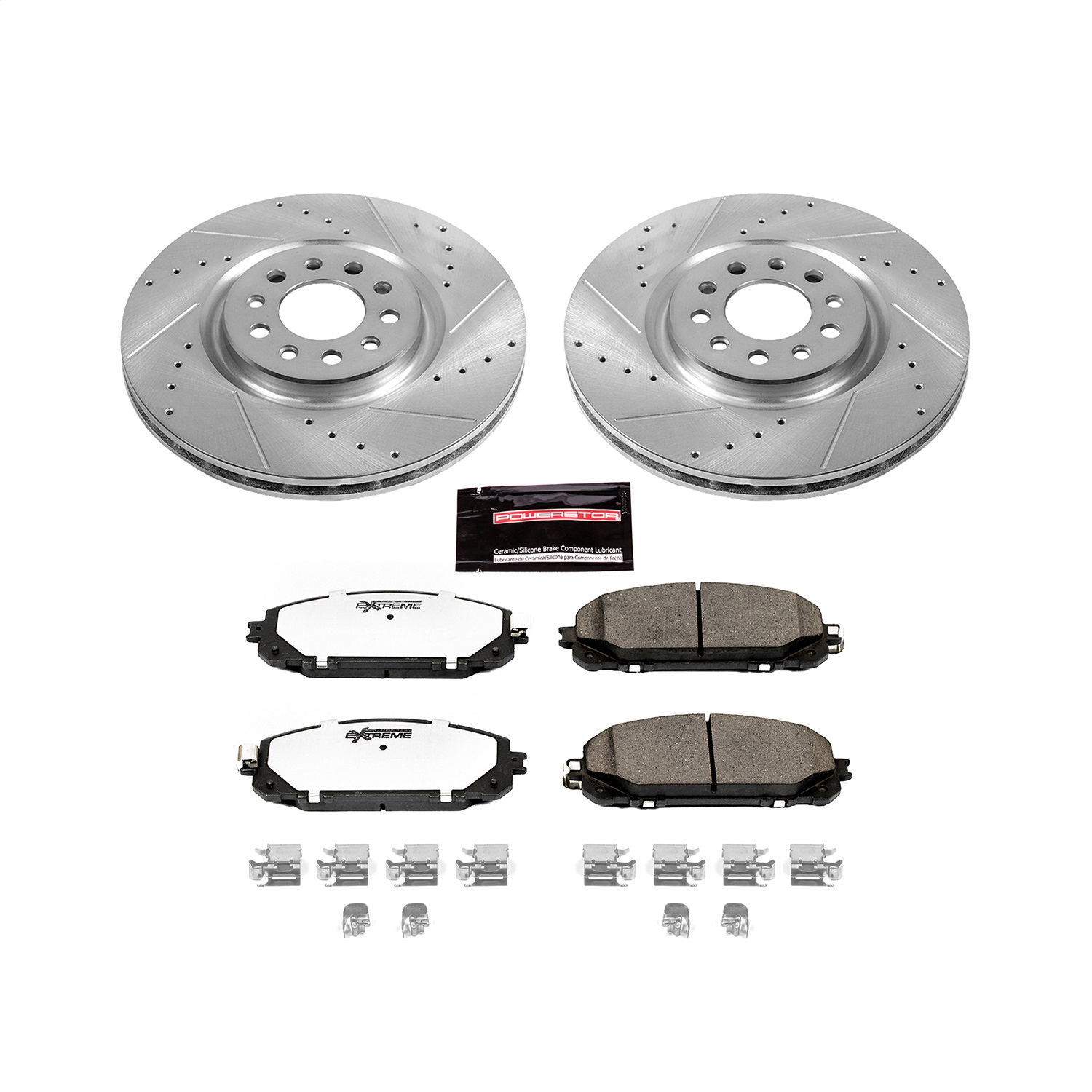 Power Stop - K6540-36 - Front - Disc Brake Pad and Rotor Kit