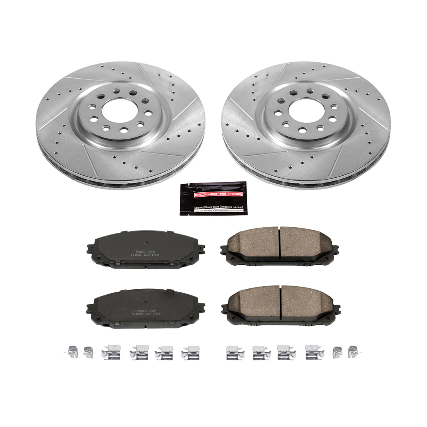 Power Stop - K6540 - Front - Disc Brake Pad and Rotor Kit