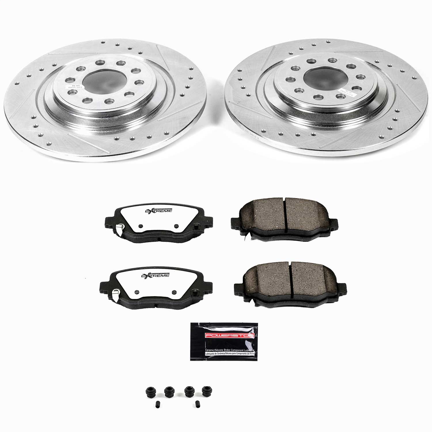 Power Stop - K6542-36 - Rear - Disc Brake Pad and Rotor Kit