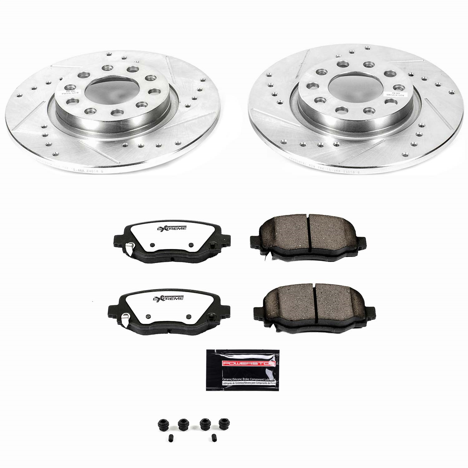 Power Stop - K6543-36 - Rear - Disc Brake Pad and Rotor Kit