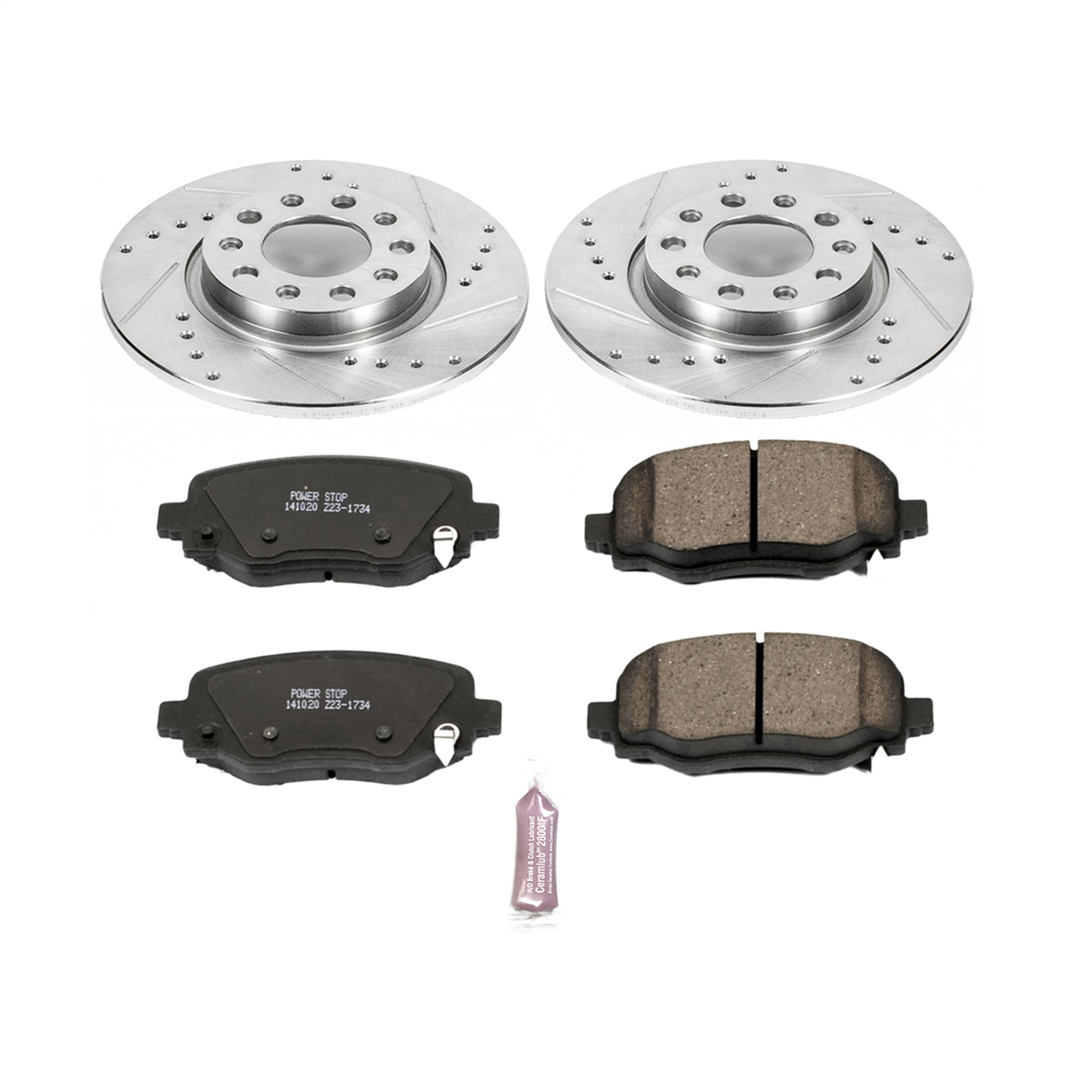 Power Stop - K6543 - Rear - Disc Brake Pad and Rotor Kit