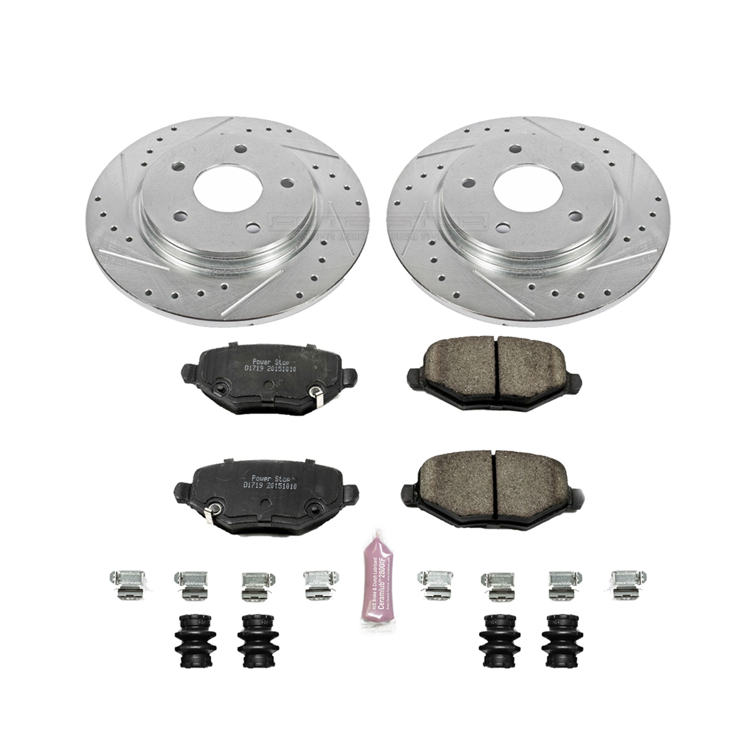 Power Stop - K6544 - Rear - Disc Brake Pad and Rotor Kit