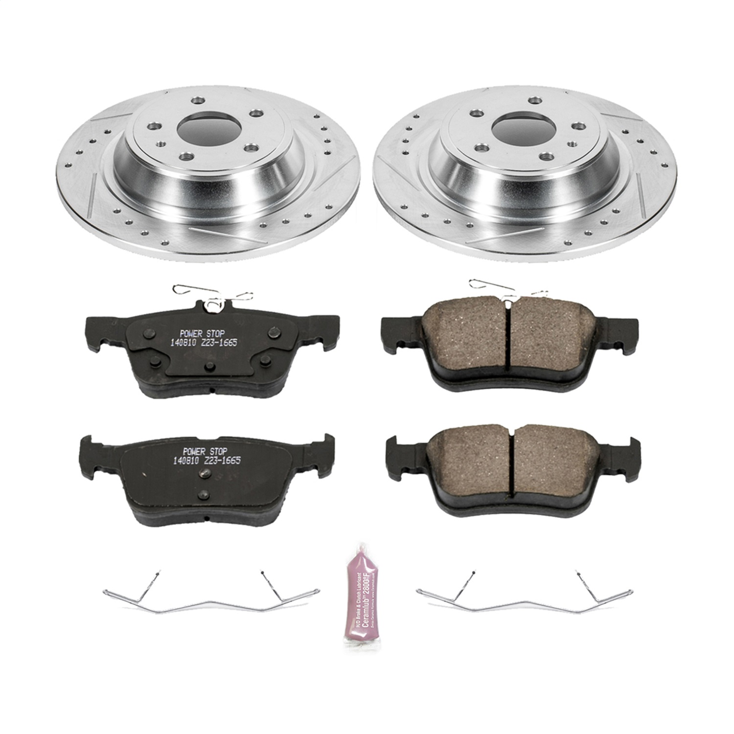 Power Stop - K6559 - Rear - Disc Brake Pad and Rotor Kit