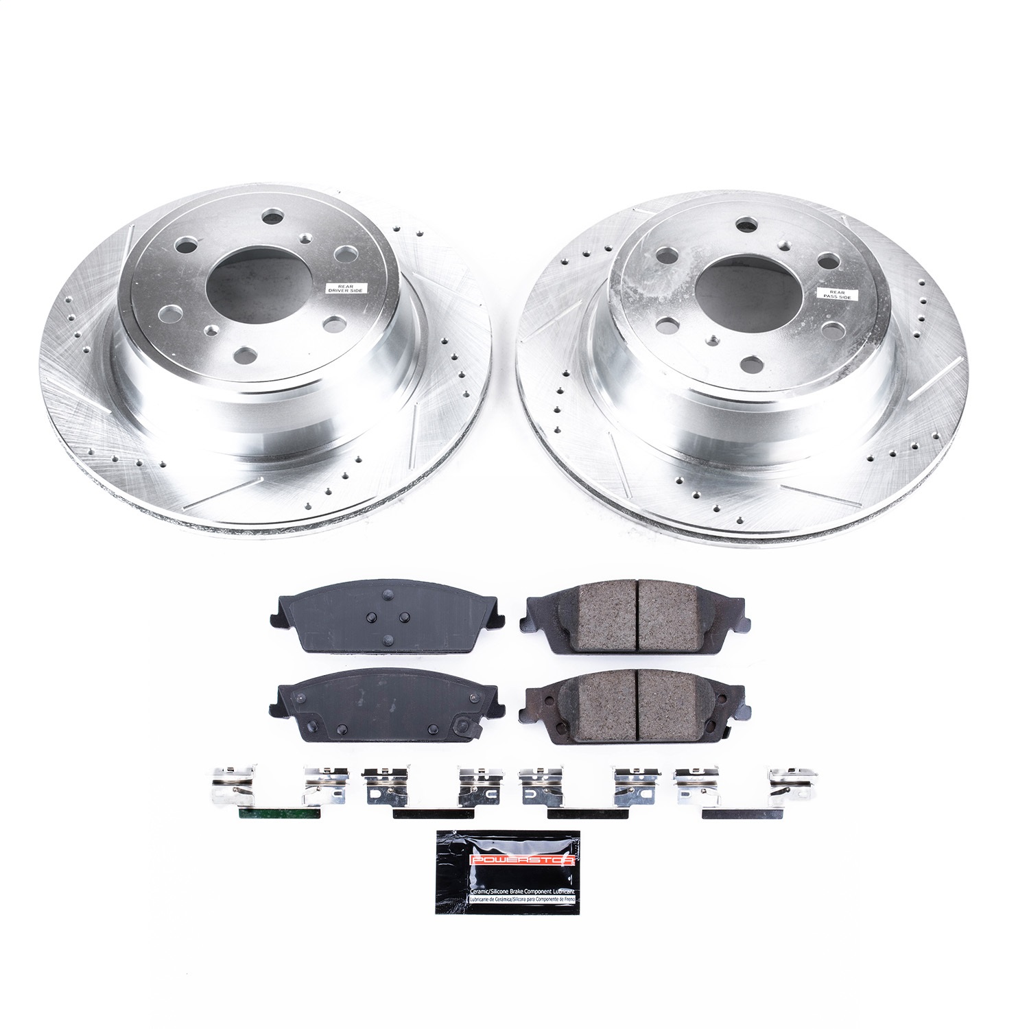 Power Stop - K6562 - Rear - Disc Brake Pad and Rotor Kit
