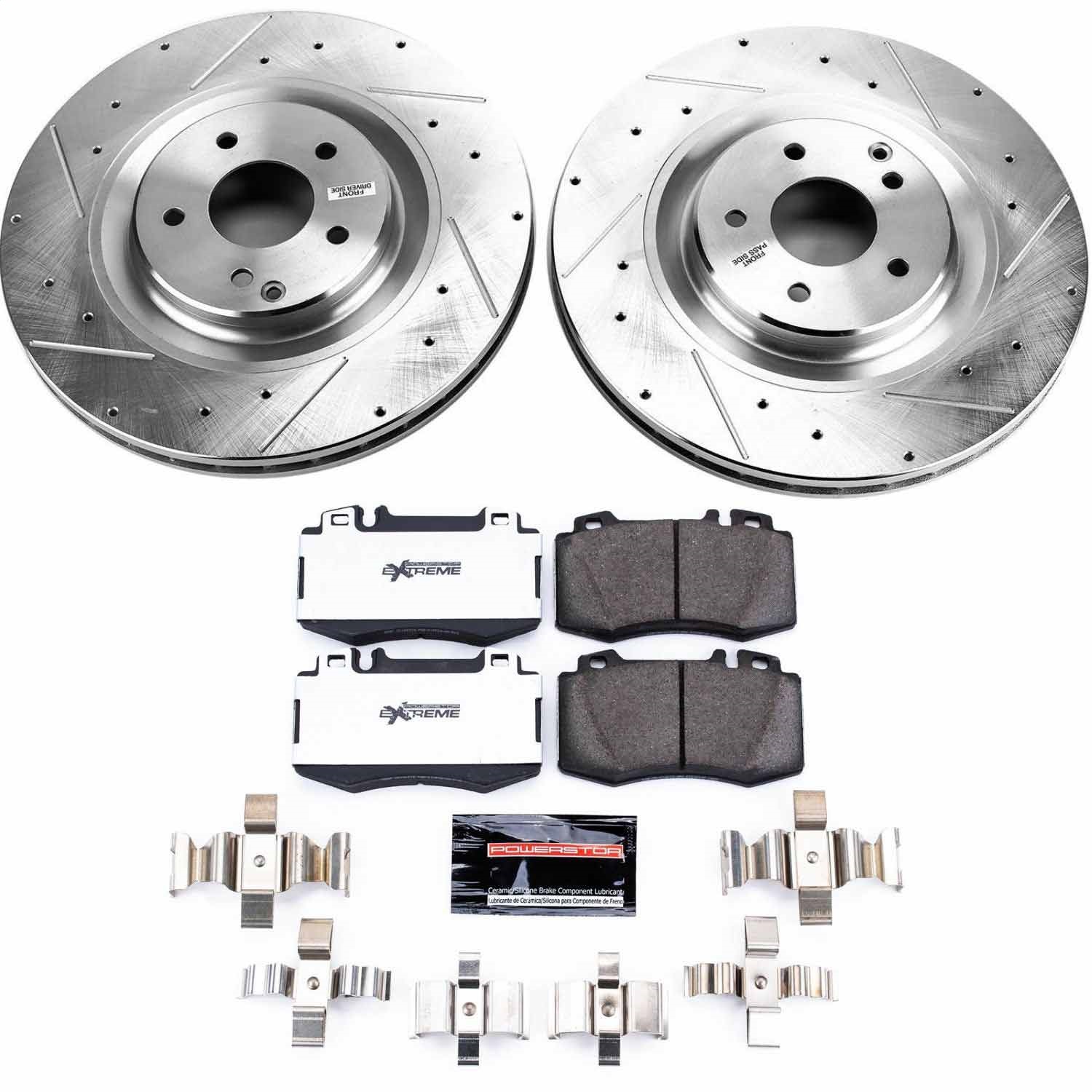 Power Stop - K6585-26 - Front - Disc Brake Pad and Rotor Kit