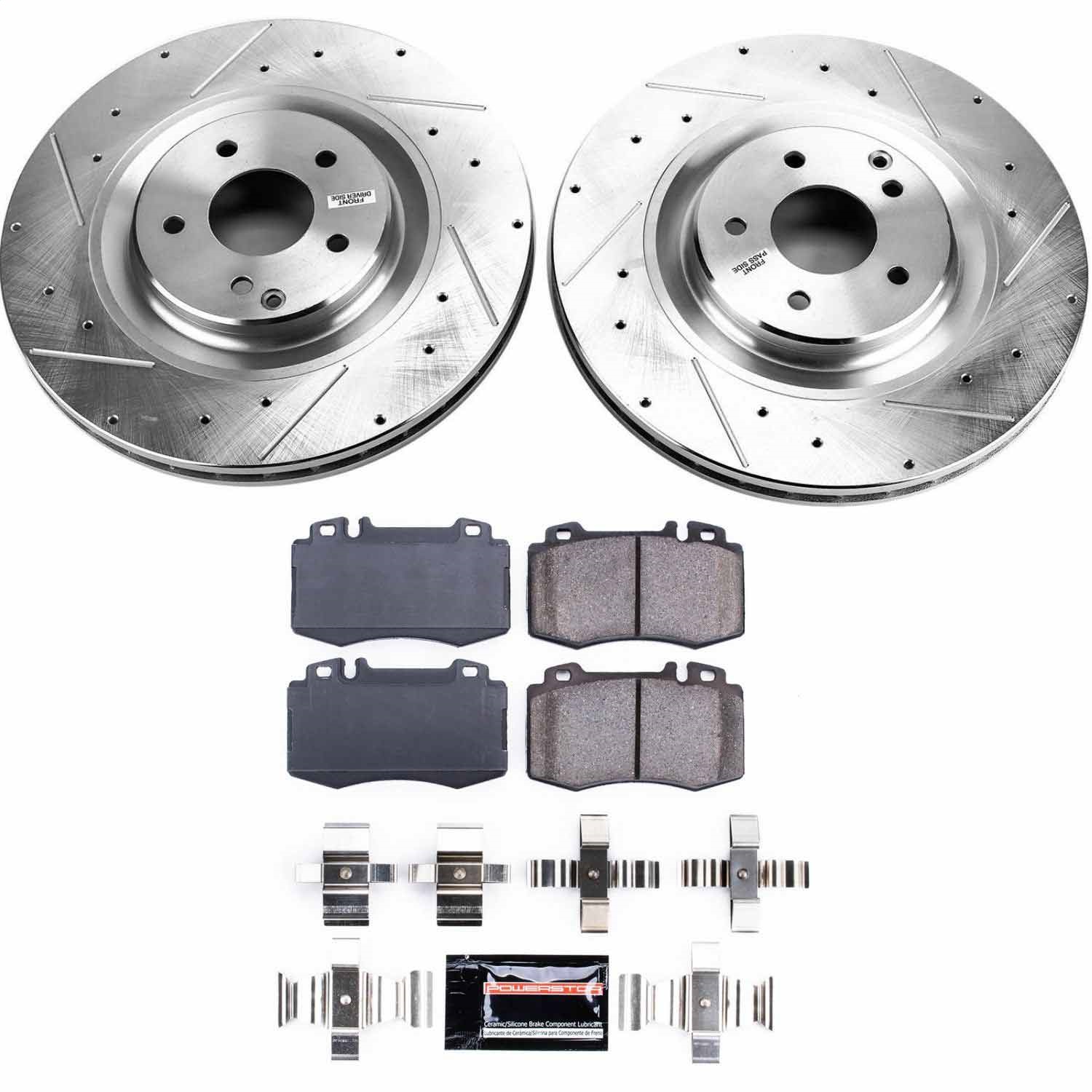 Power Stop - K6585 - Front - Disc Brake Pad and Rotor Kit