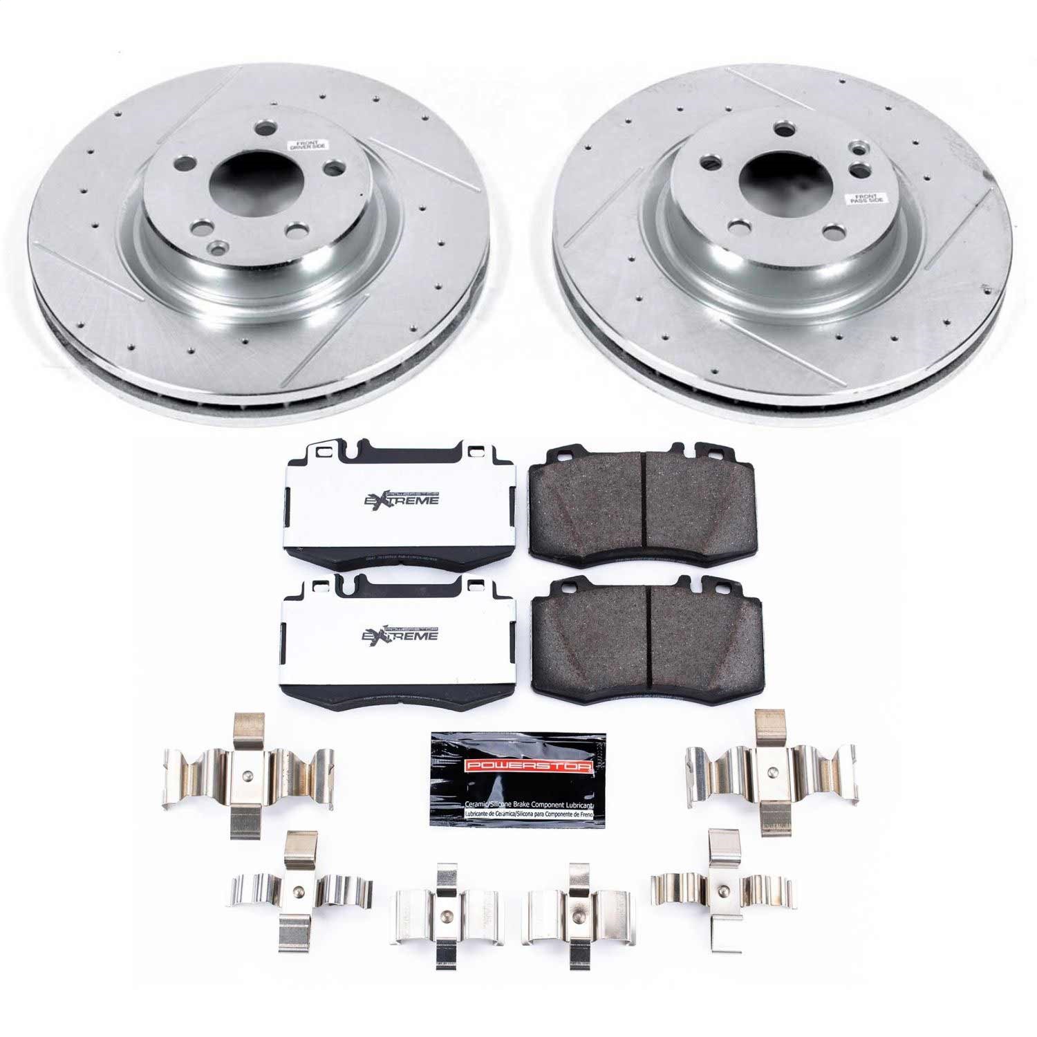 Power Stop - K6597-26 - Front - Disc Brake Pad and Rotor Kit