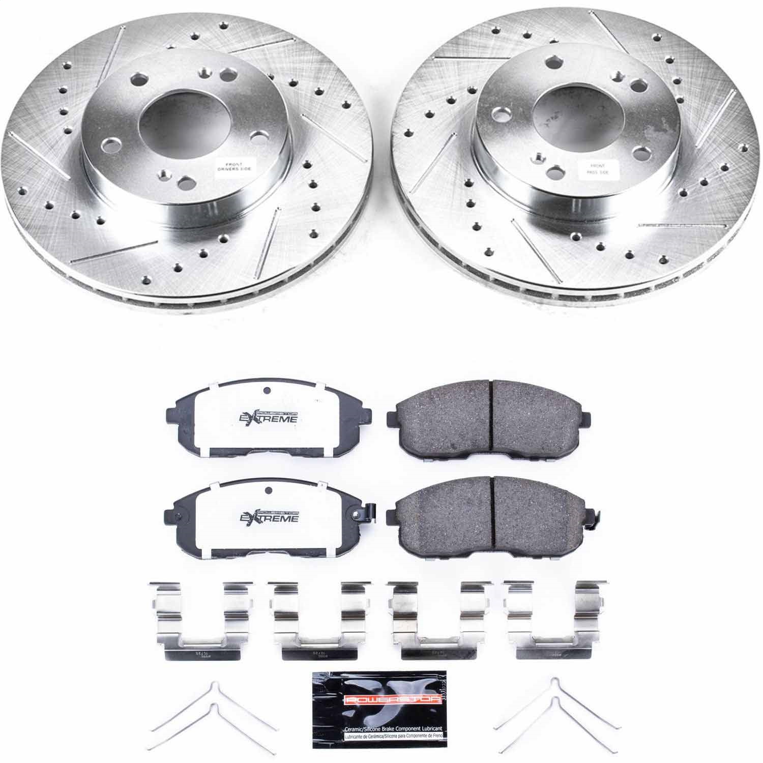 Power Stop - K660-26 - Front - Disc Brake Pad and Rotor Kit