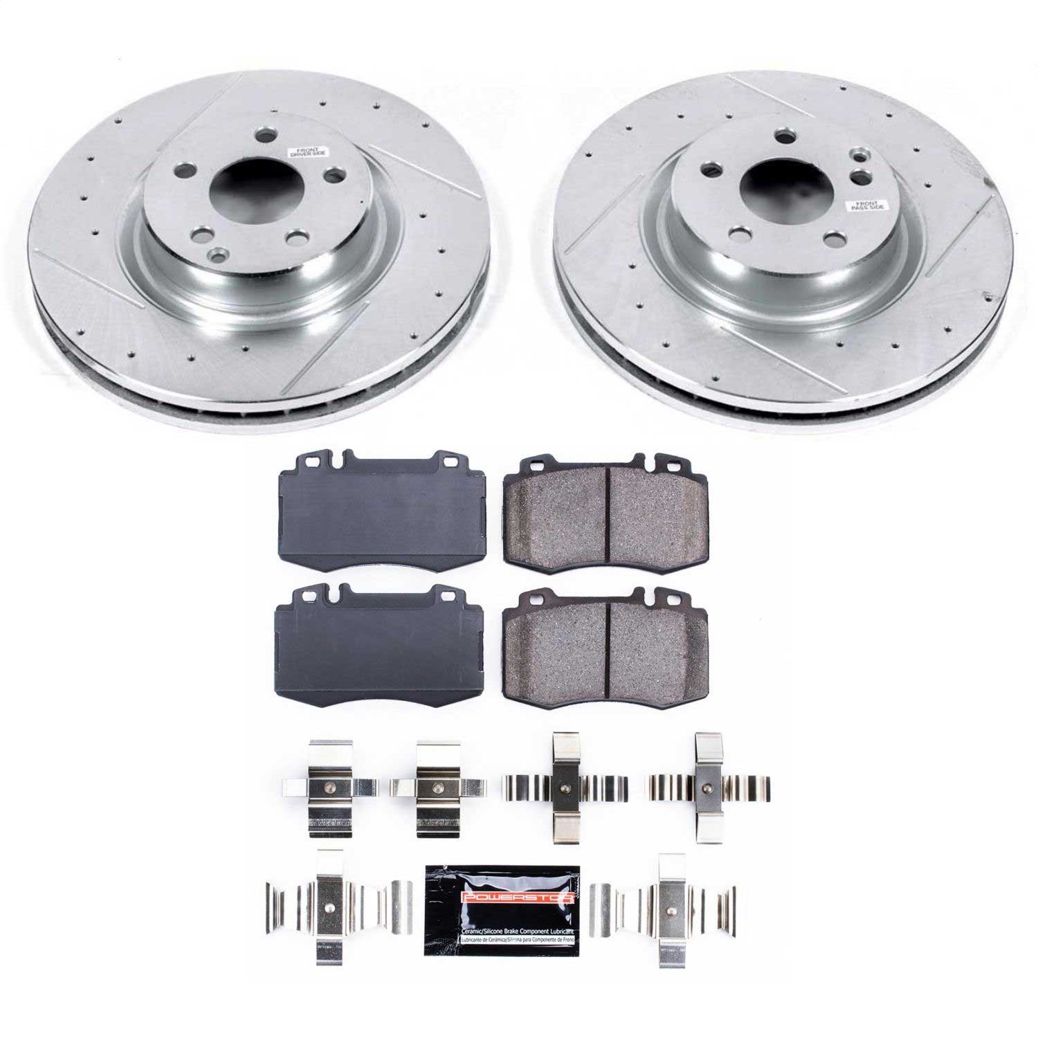 Power Stop - K6601 - Front - Disc Brake Pad and Rotor Kit