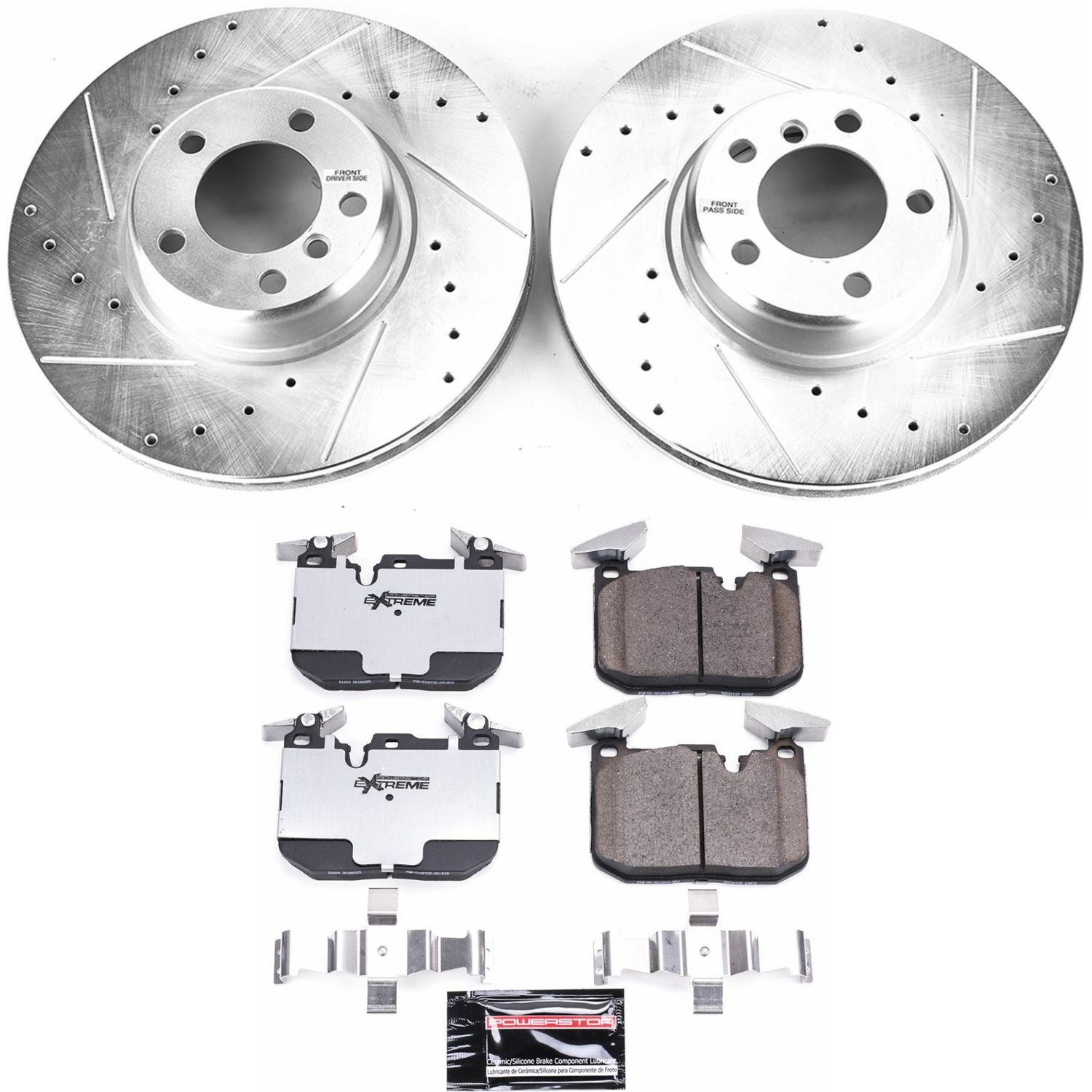 Power Stop - K6653-26 - Front - Disc Brake Pad and Rotor Kit
