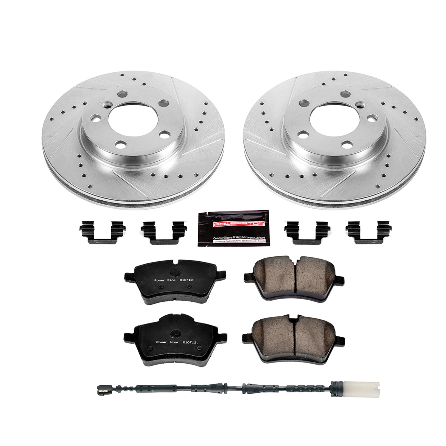 Power Stop - K6662 - Front - Disc Brake Pad and Rotor Kit