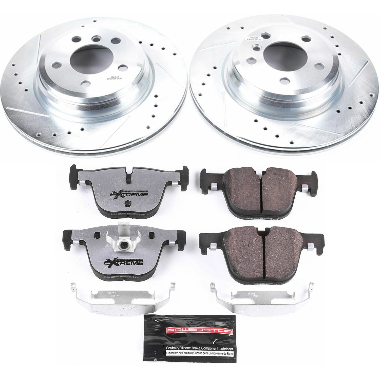 Power Stop - K6667-26 - Rear - Disc Brake Pad and Rotor Kit