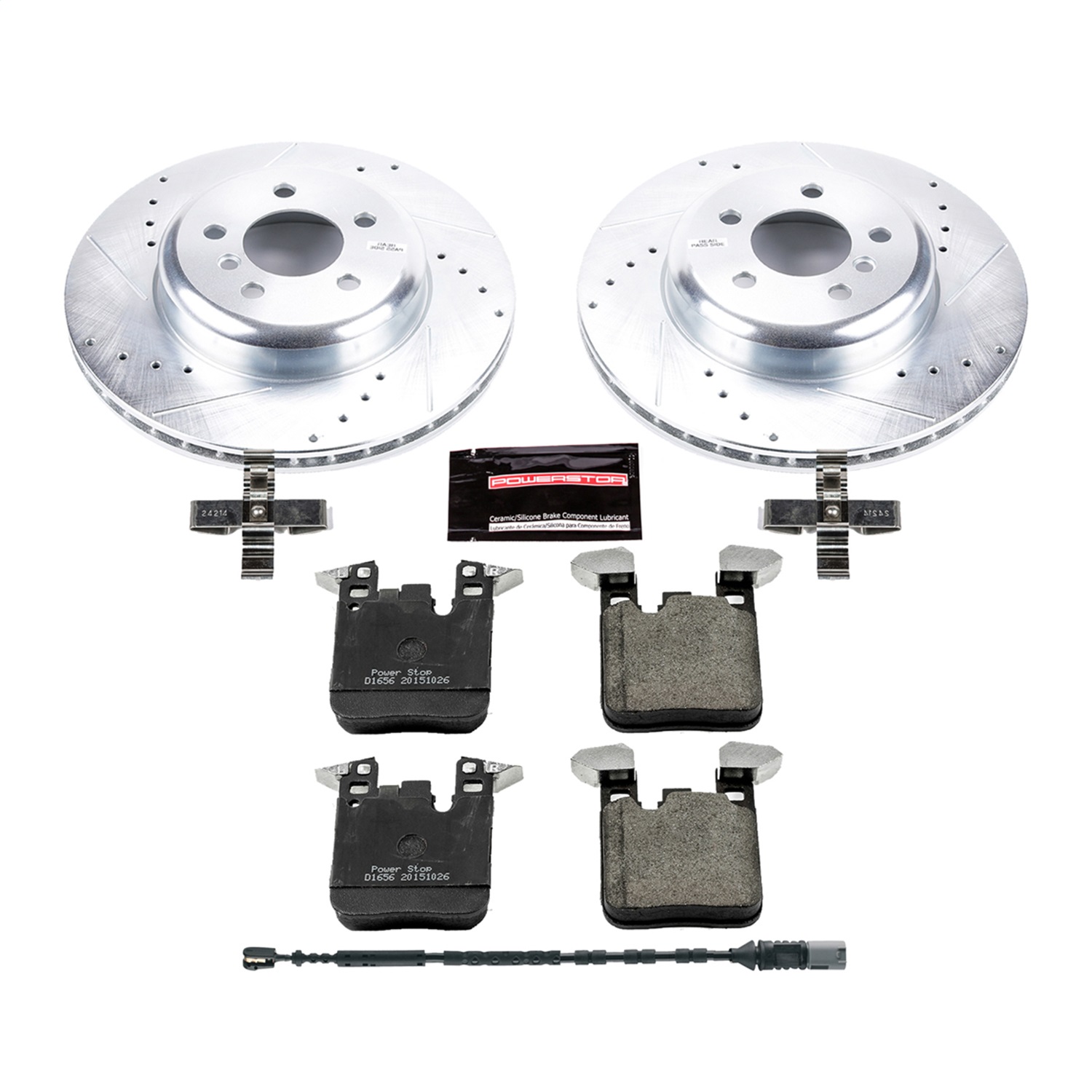 Power Stop - K6672 - Rear - Disc Brake Pad and Rotor Kit