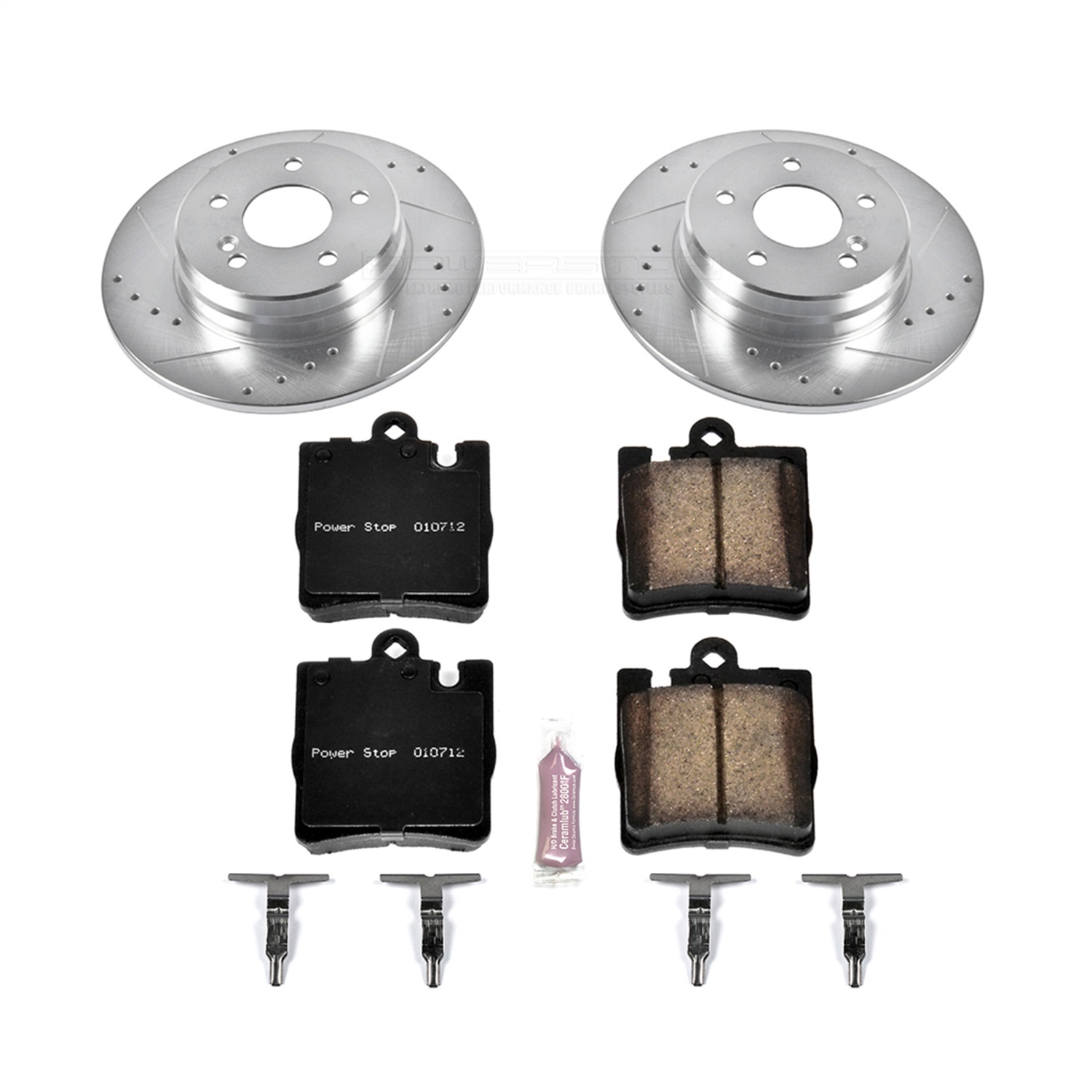 Power Stop - K6698 - Rear - Disc Brake Pad and Rotor Kit