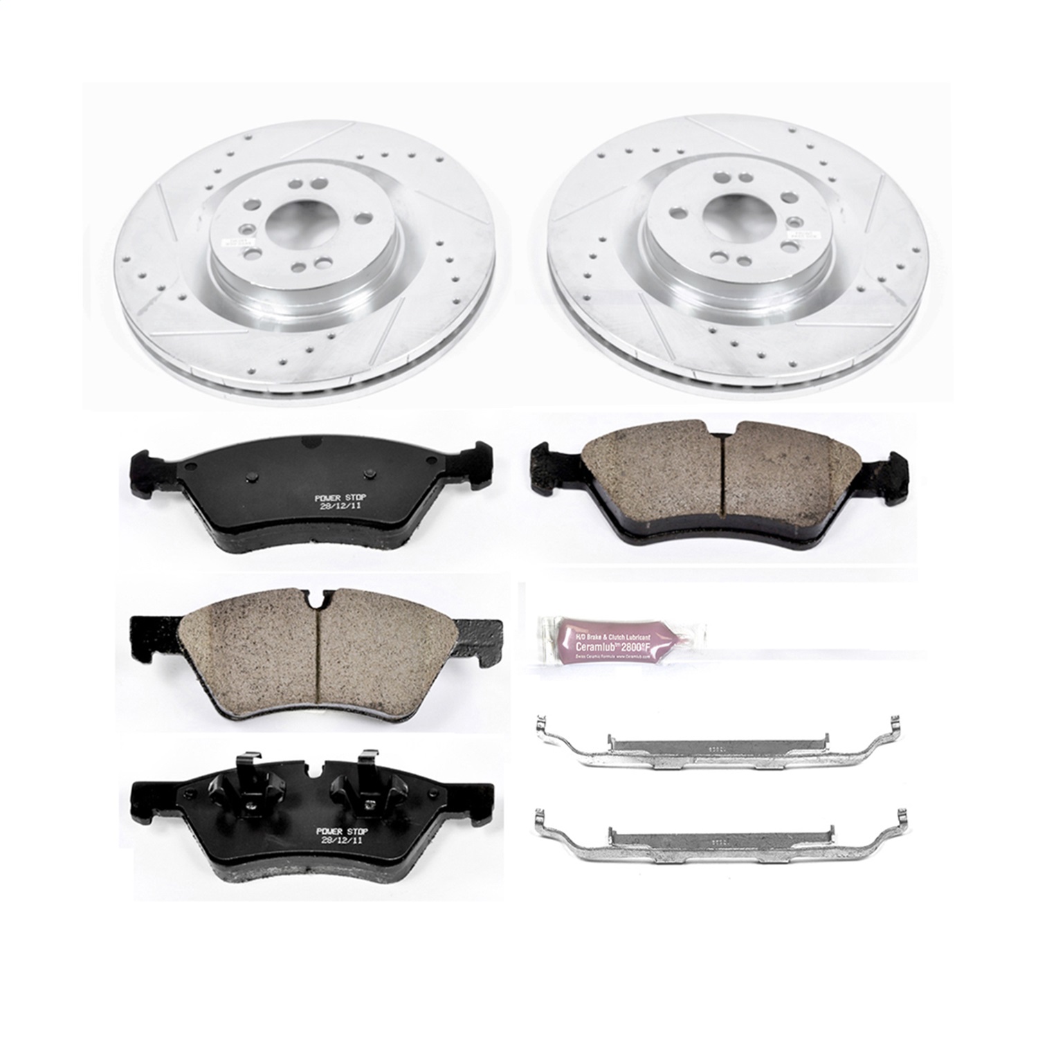 Power Stop - K6706 - Front - Disc Brake Pad and Rotor Kit