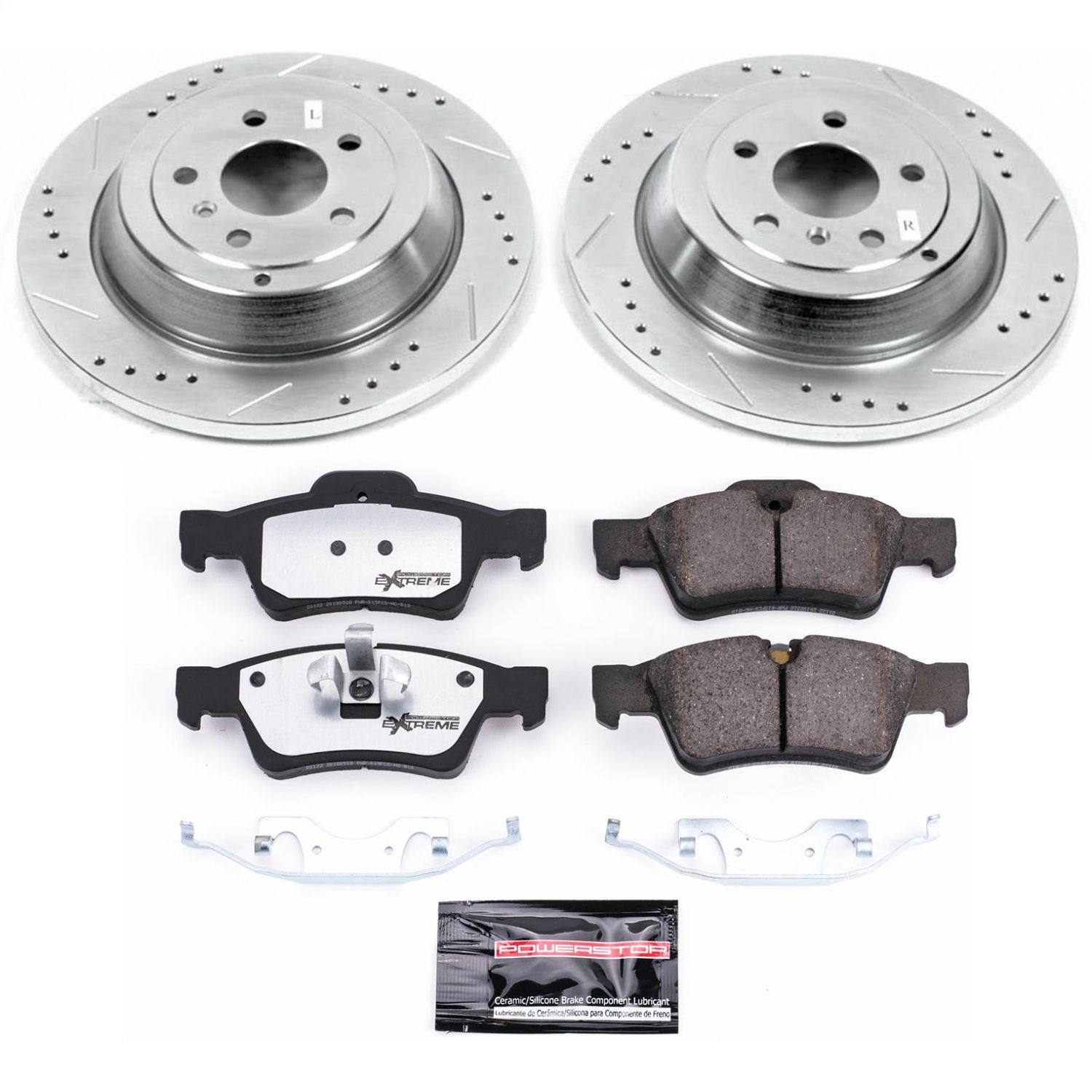 Power Stop - K6712-26 - Rear - Disc Brake Pad and Rotor Kit