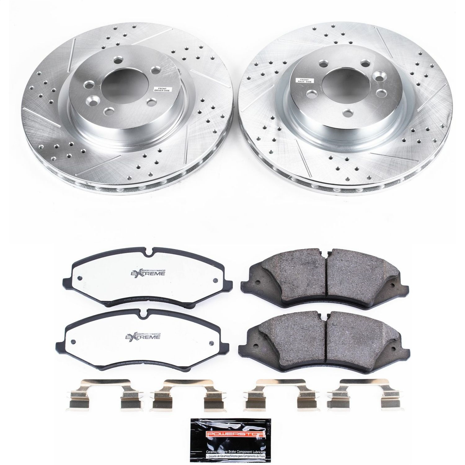 Power Stop - K6719-36 - Front - Disc Brake Pad and Rotor Kit