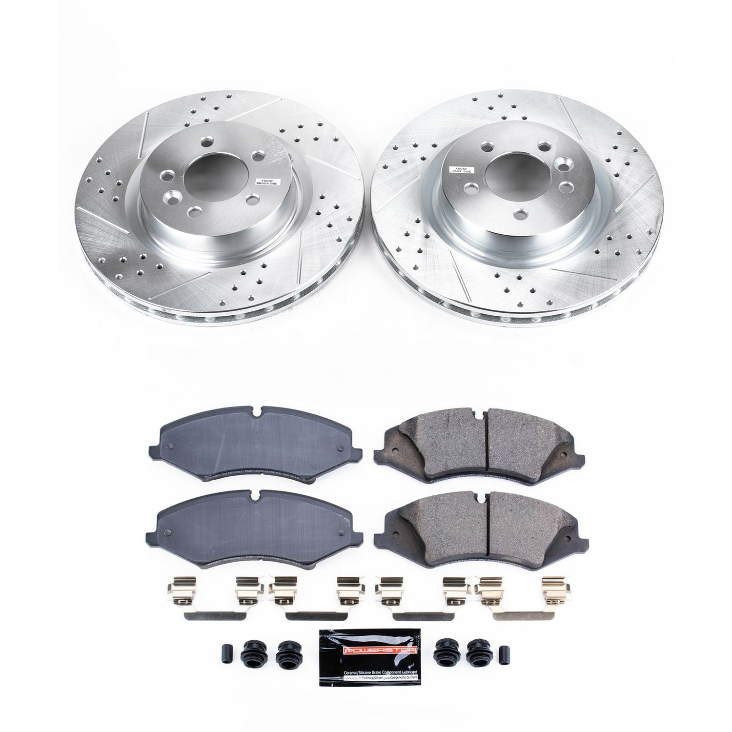 Power Stop - K6719 - Front - Disc Brake Pad and Rotor Kit