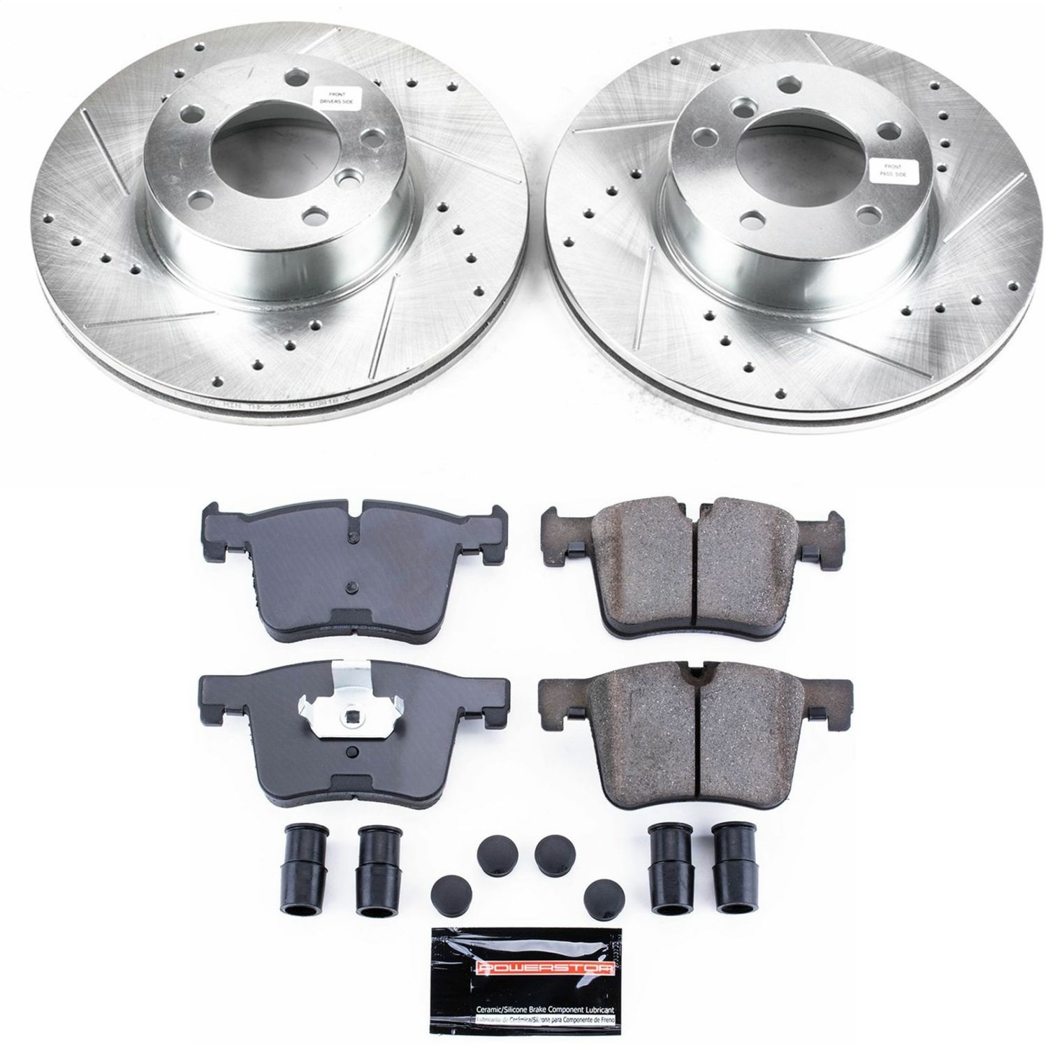 Power Stop - K6743 - Front - Disc Brake Pad and Rotor Kit