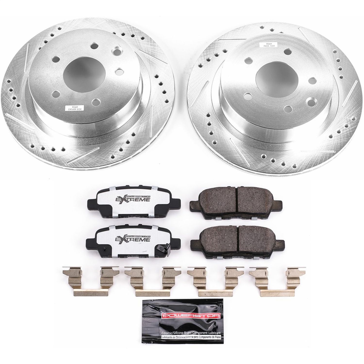 Power Stop - K6761-26 - Rear - Disc Brake Pad and Rotor Kit