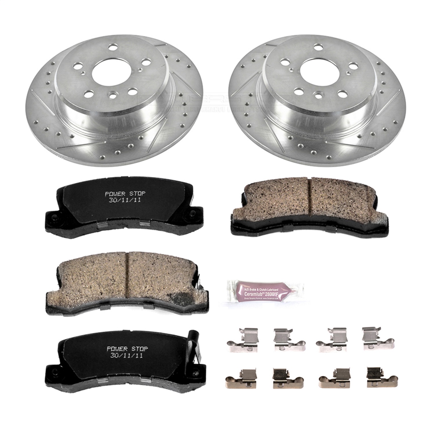 Power Stop - K6784 - Rear - Disc Brake Pad and Rotor Kit
