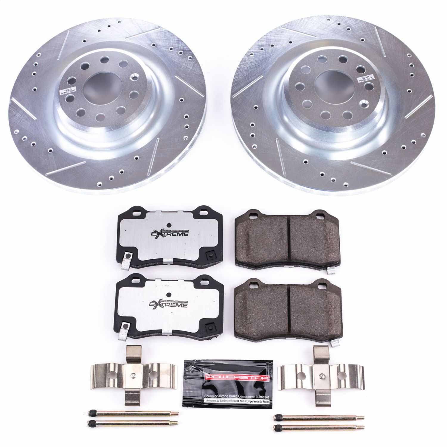Power Stop - K6799-26 - Rear - Disc Brake Pad and Rotor Kit