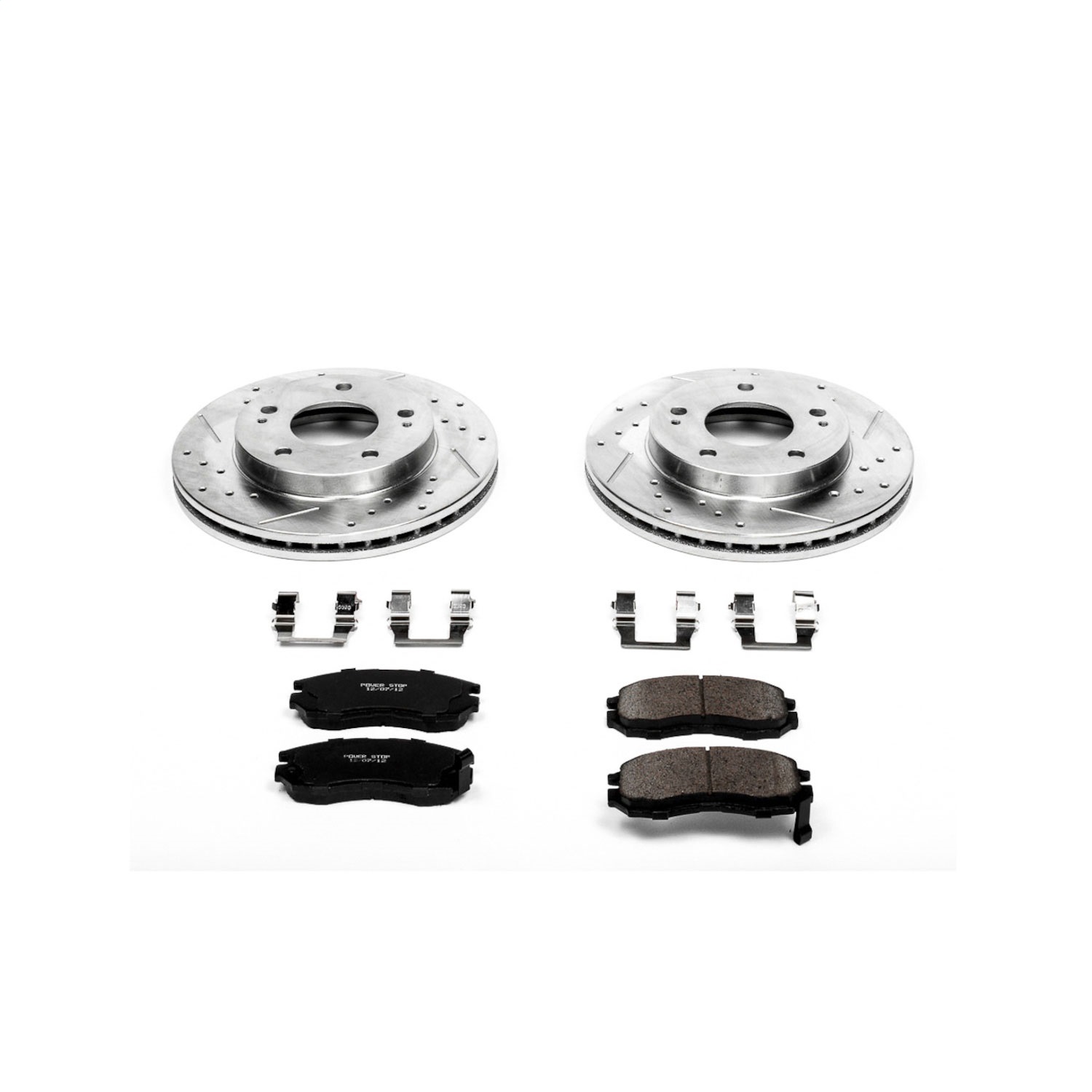 Power Stop - K681 - Front - Disc Brake Pad and Rotor Kit