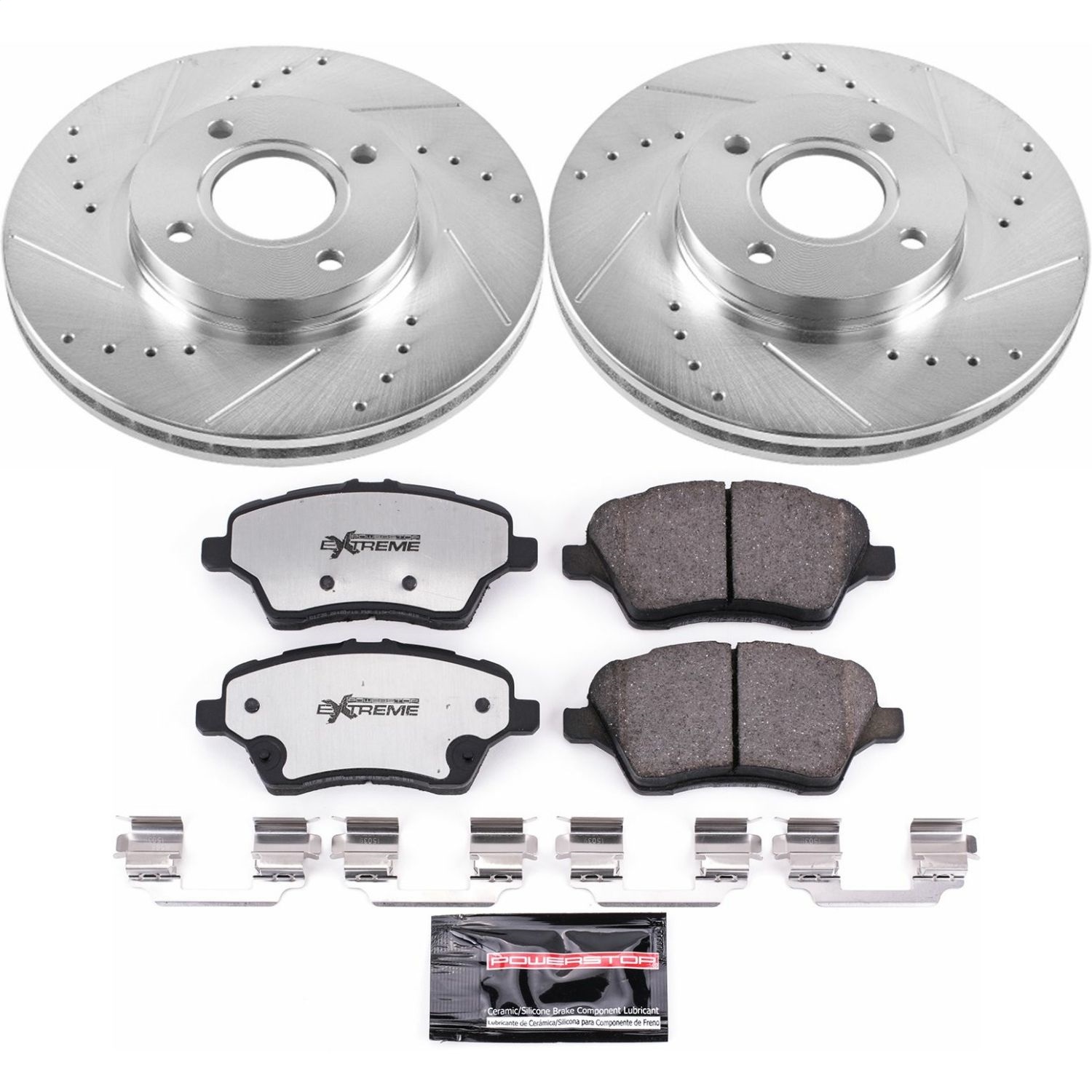 Power Stop - K6818-26 - Front - Disc Brake Pad and Rotor Kit