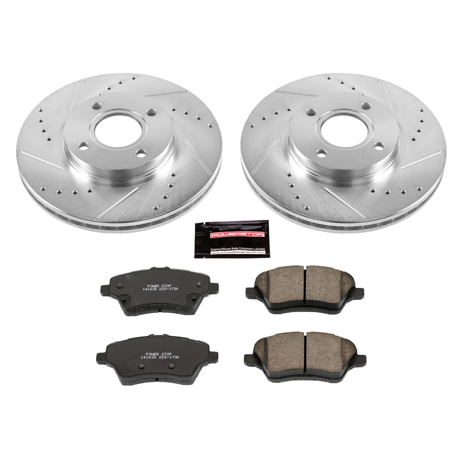 Power Stop - K6818 - Front - Disc Brake Pad and Rotor Kit