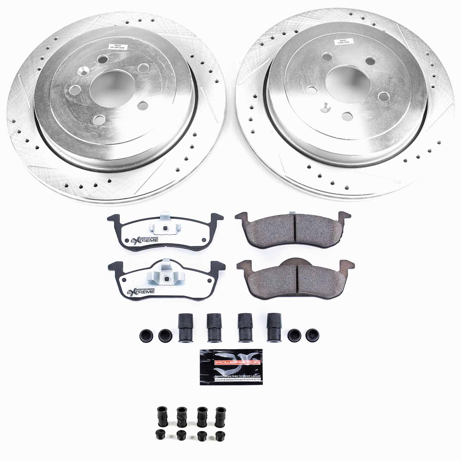Power Stop - K6819-36 - Rear - Disc Brake Pad and Rotor Kit