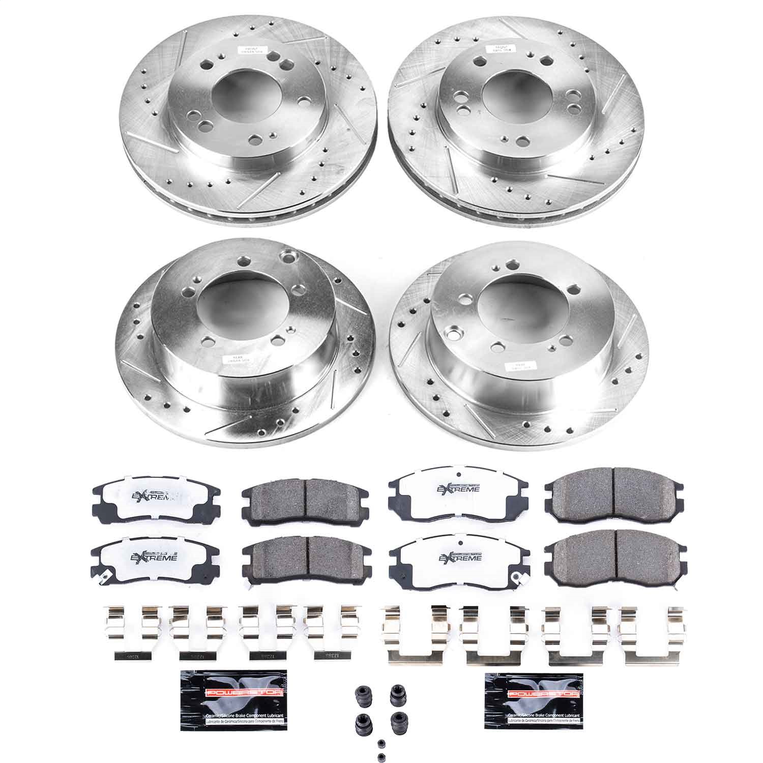 Power Stop - K683-26 - Front and Rear - Disc Brake Pad and Rotor Kit