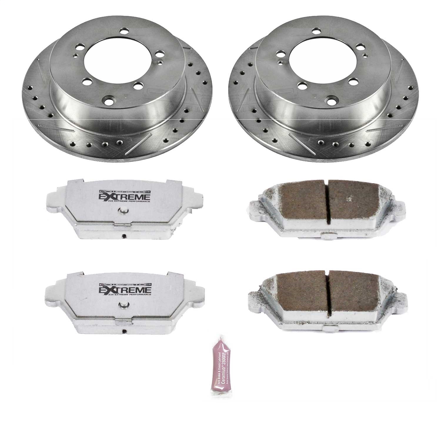 Power Stop - K684-26 - Rear - Disc Brake Pad and Rotor Kit