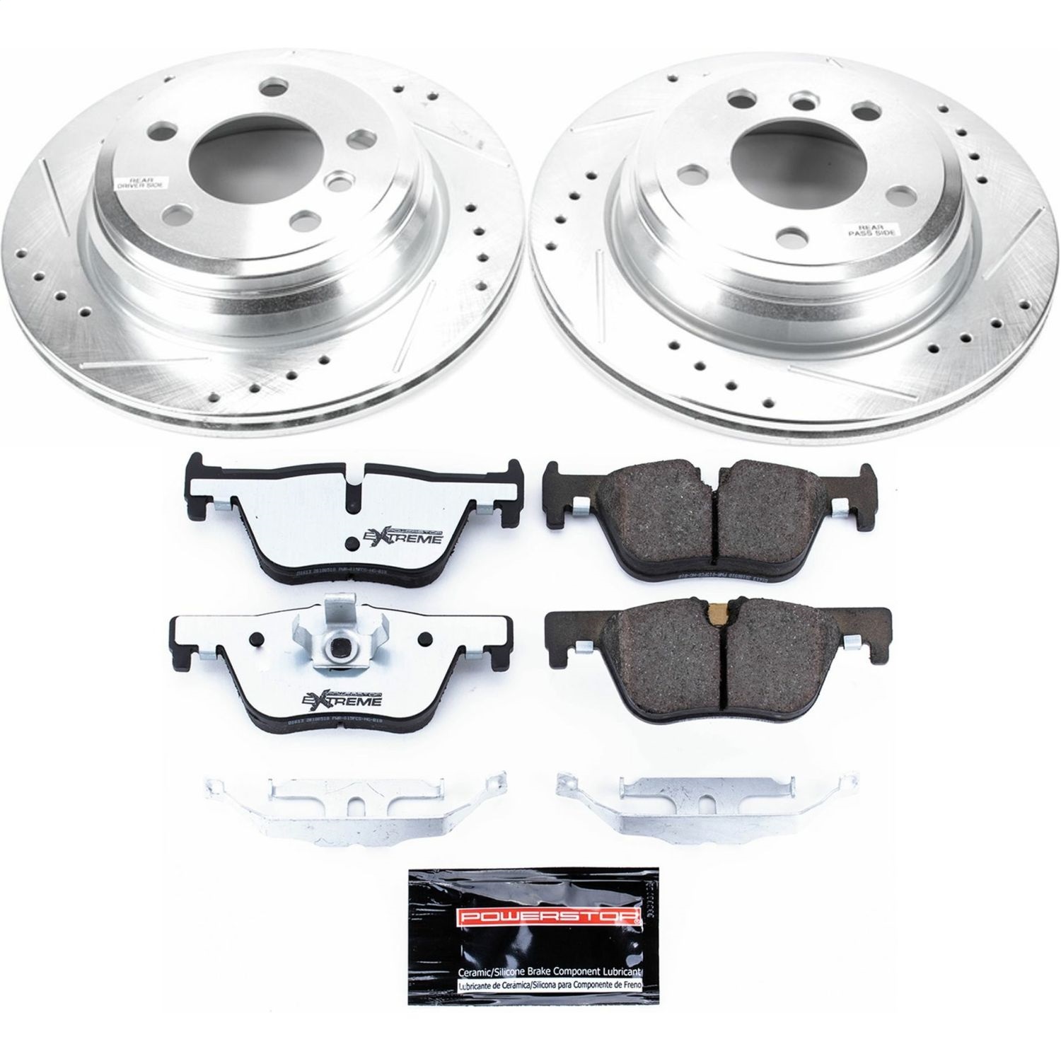 Power Stop - K6852-26 - Rear - Disc Brake Pad and Rotor Kit
