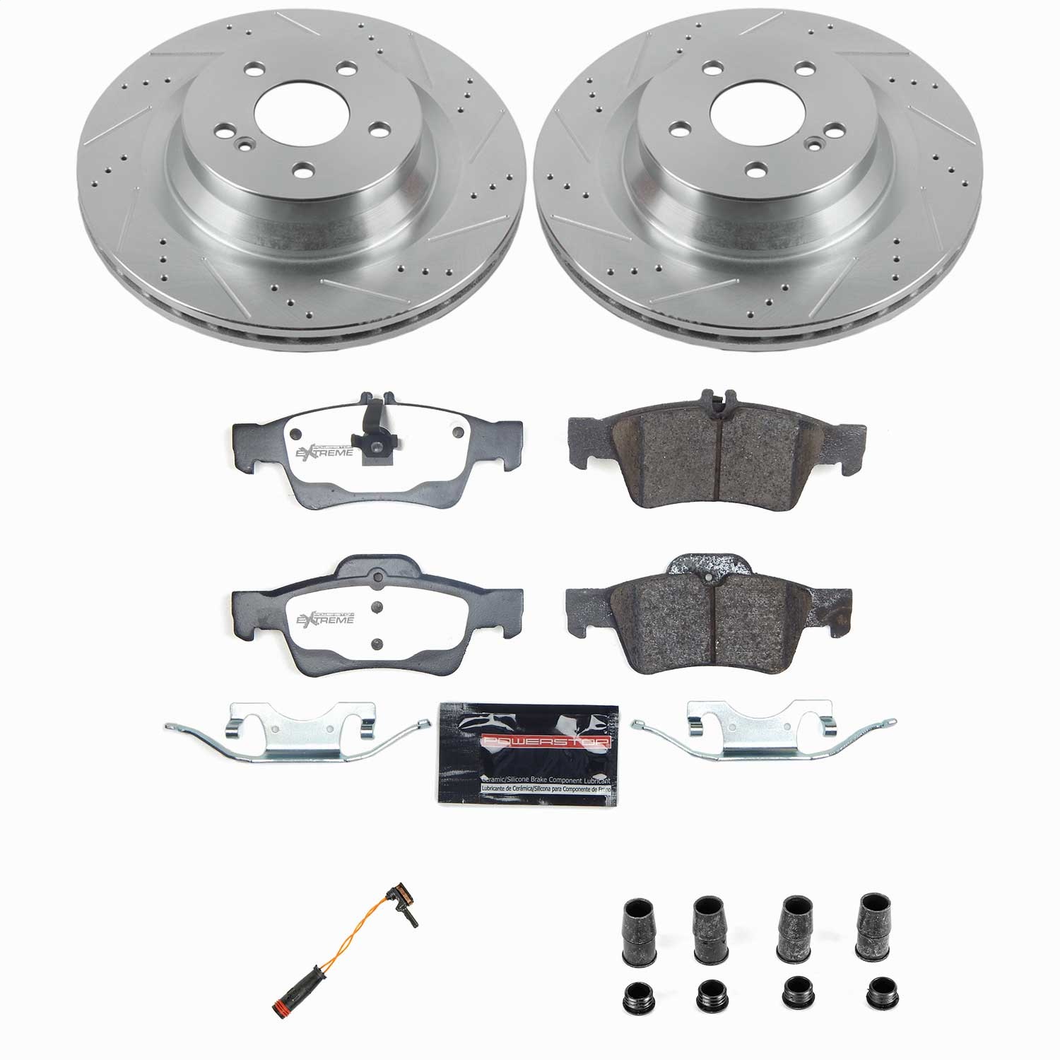Power Stop - K6881-26 - Rear - Disc Brake Pad and Rotor Kit