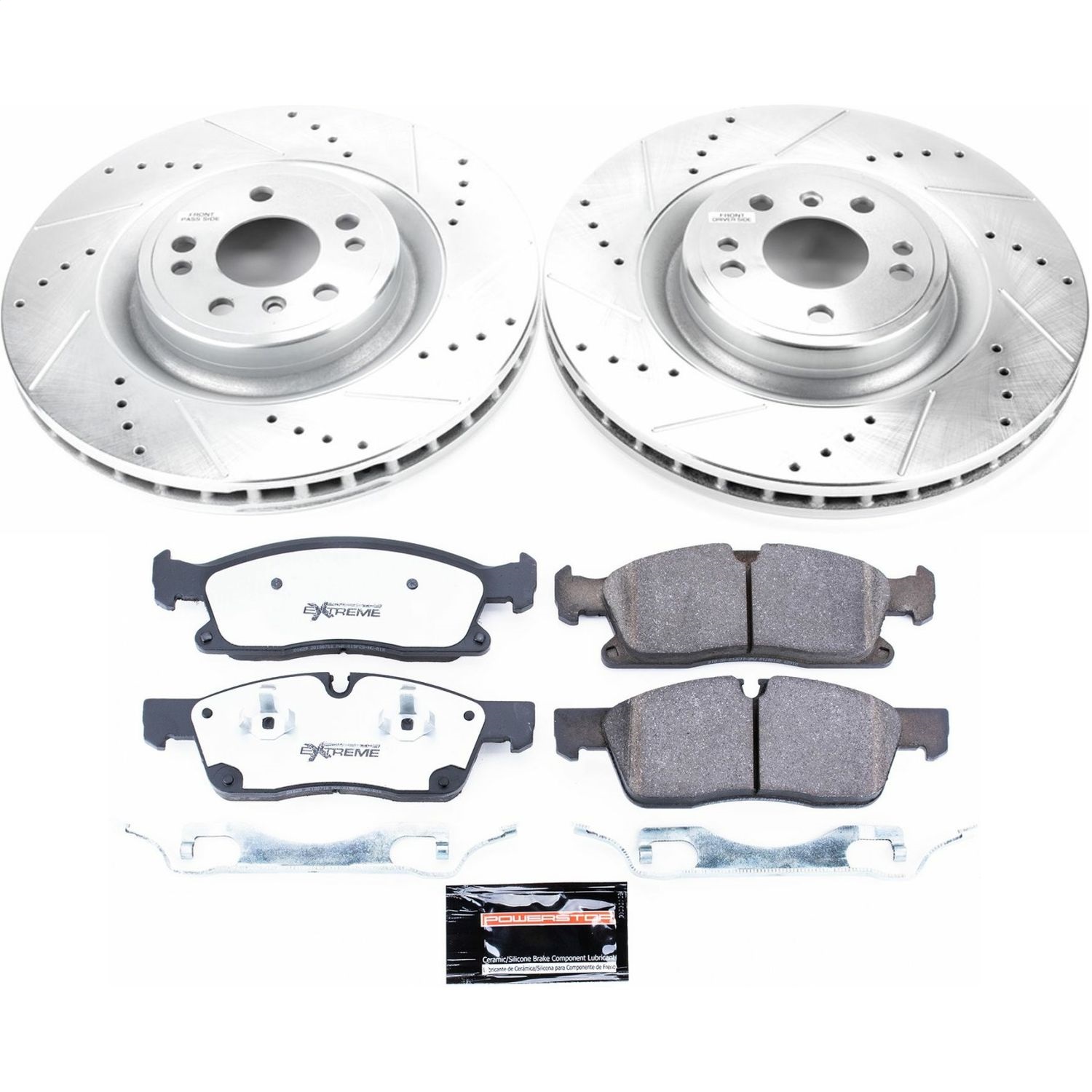 Power Stop - K6883-36 - Front - Disc Brake Pad and Rotor Kit