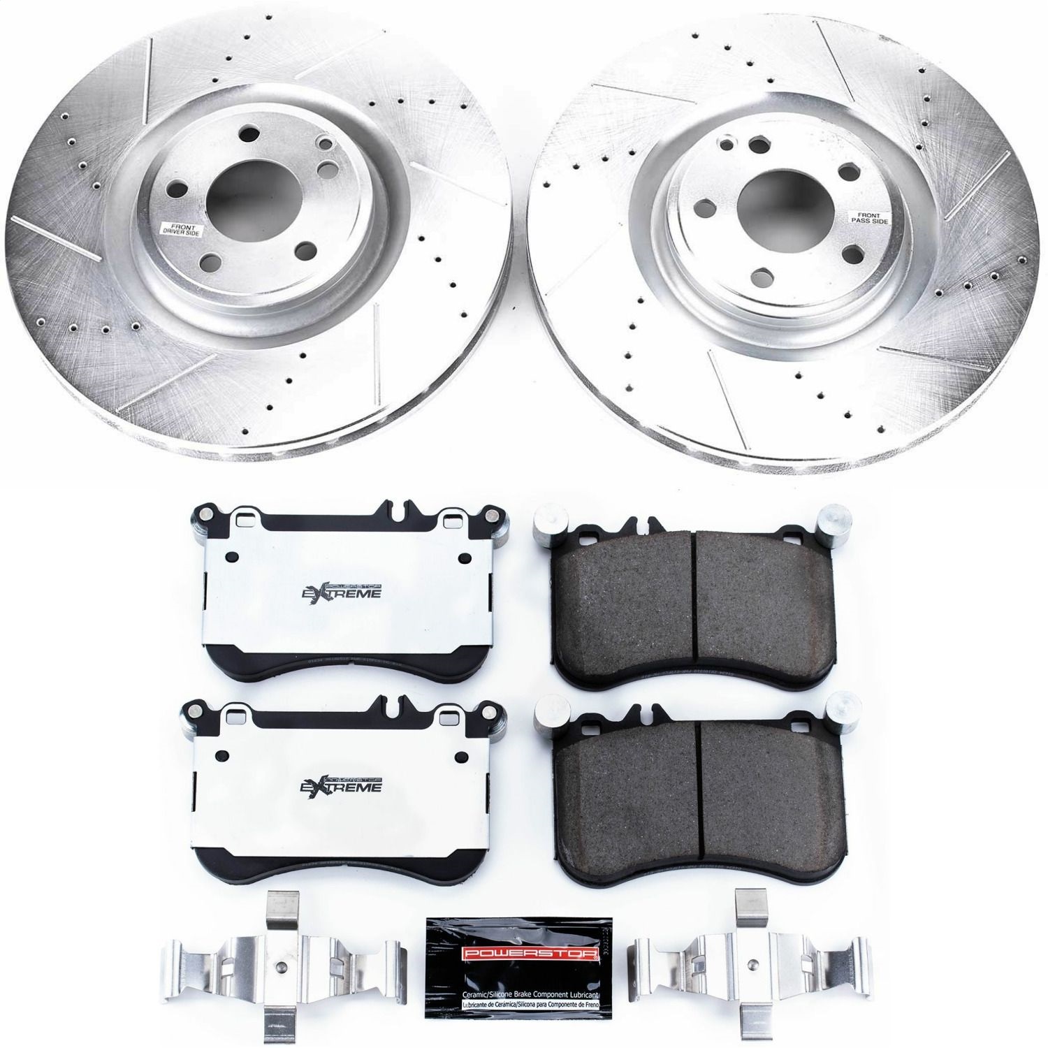 Power Stop - K6886-26 - Front - Disc Brake Pad and Rotor Kit