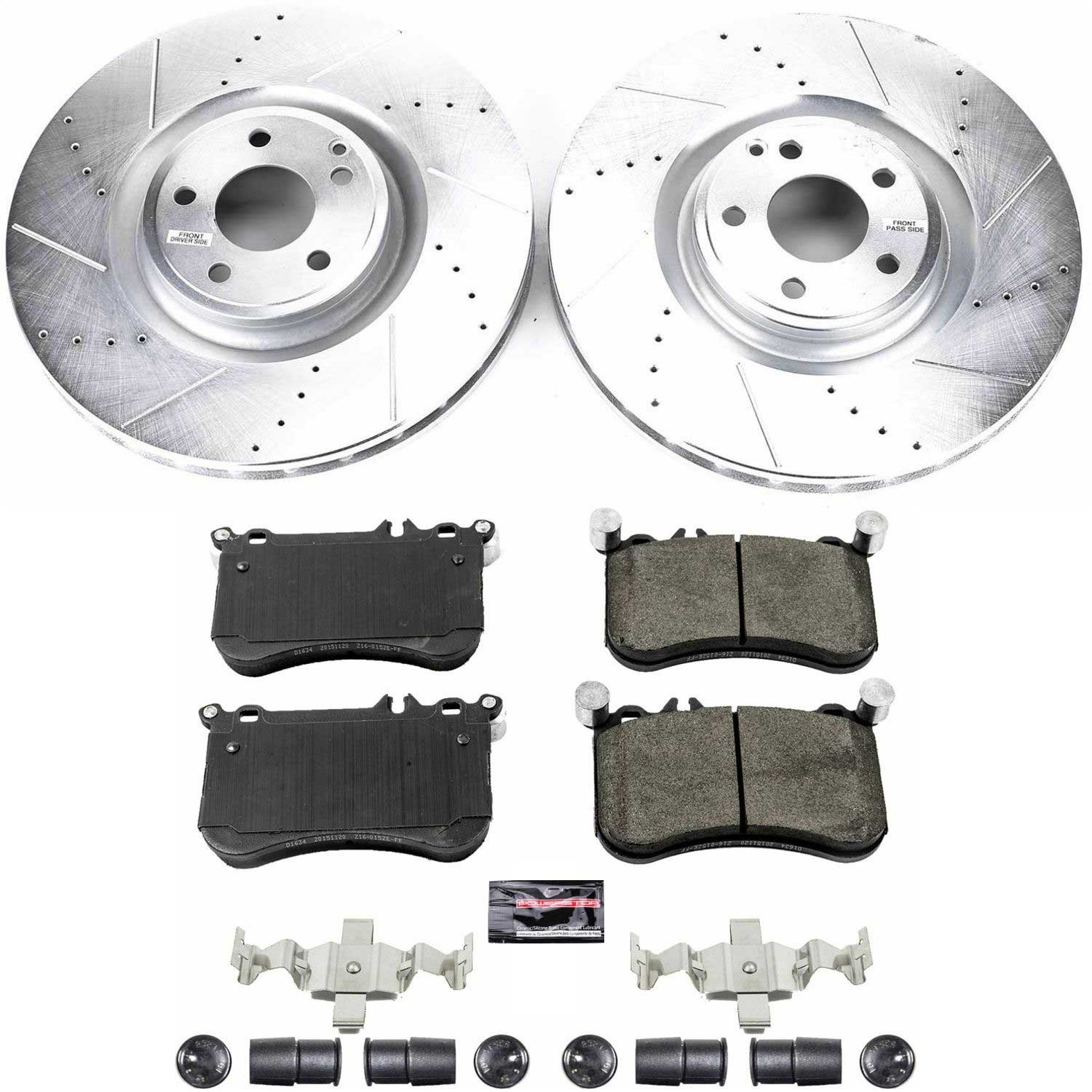 Power Stop - K6886 - Front - Disc Brake Pad and Rotor Kit