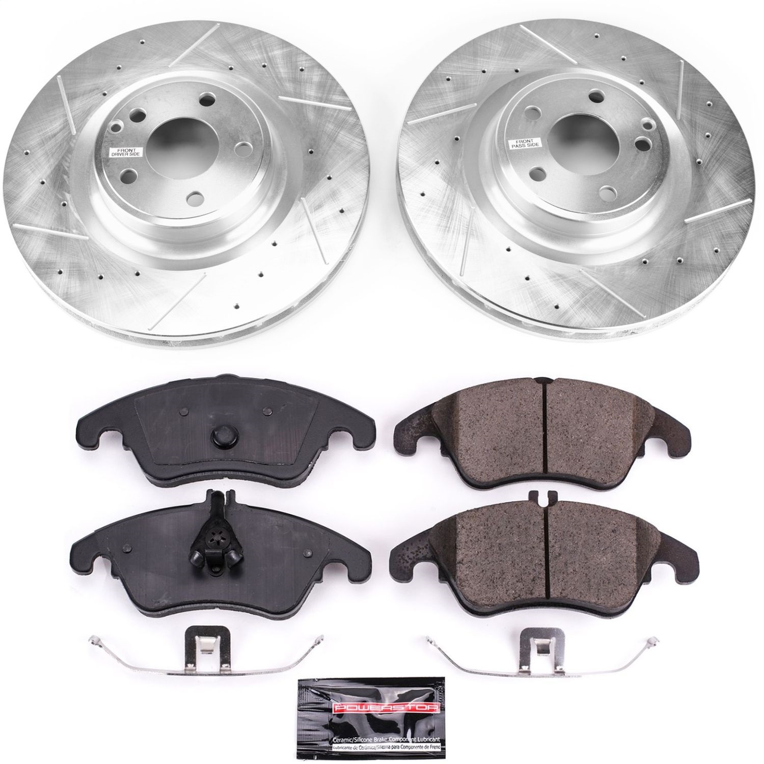 Power Stop - K6893 - Front - Disc Brake Pad and Rotor Kit