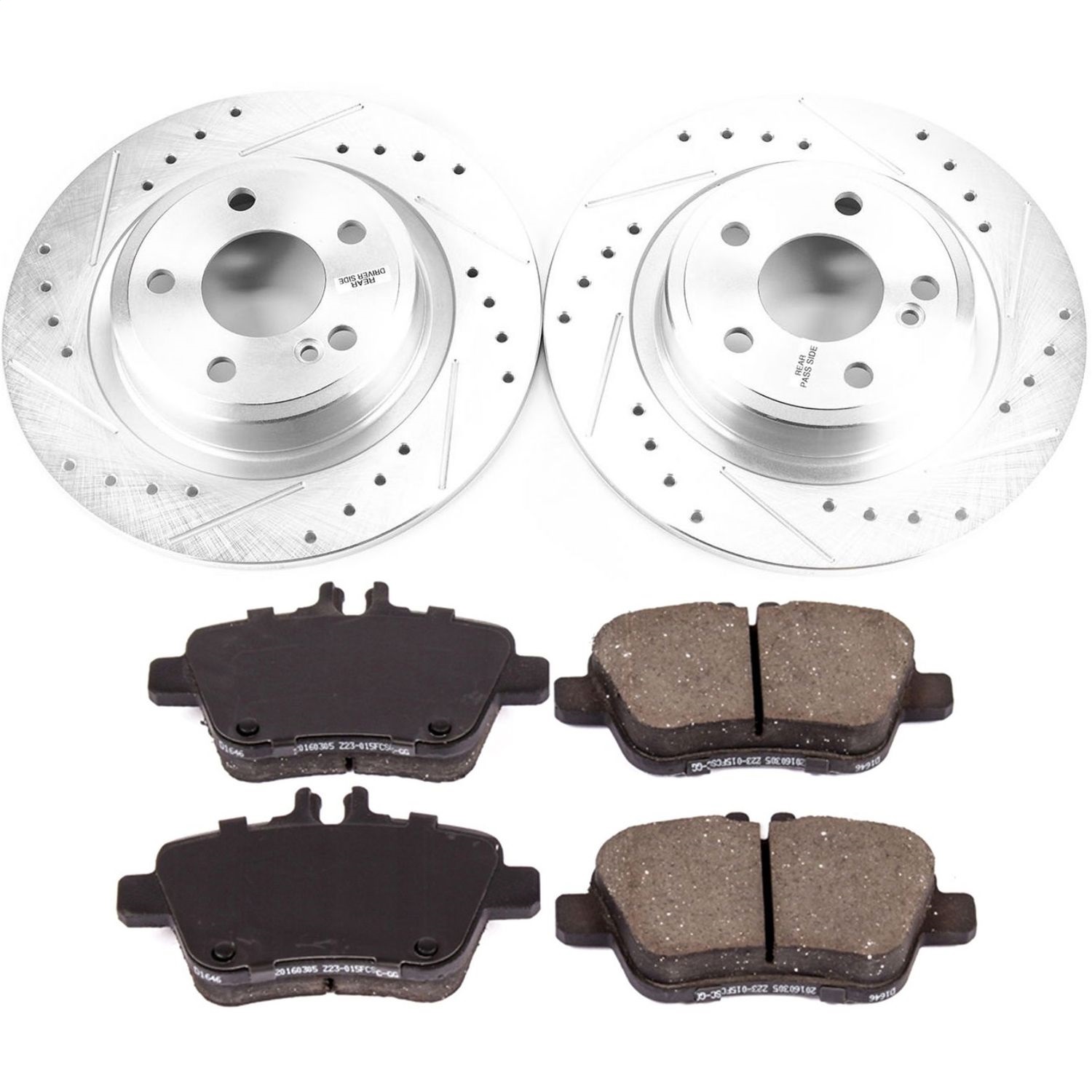 Power Stop - K6895 - Rear - Disc Brake Pad and Rotor Kit