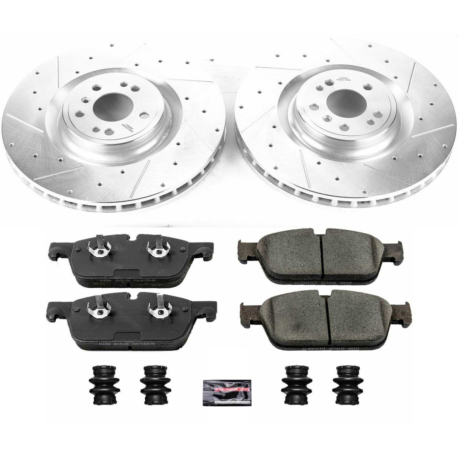 Power Stop - K6901 - Front - Disc Brake Pad and Rotor Kit