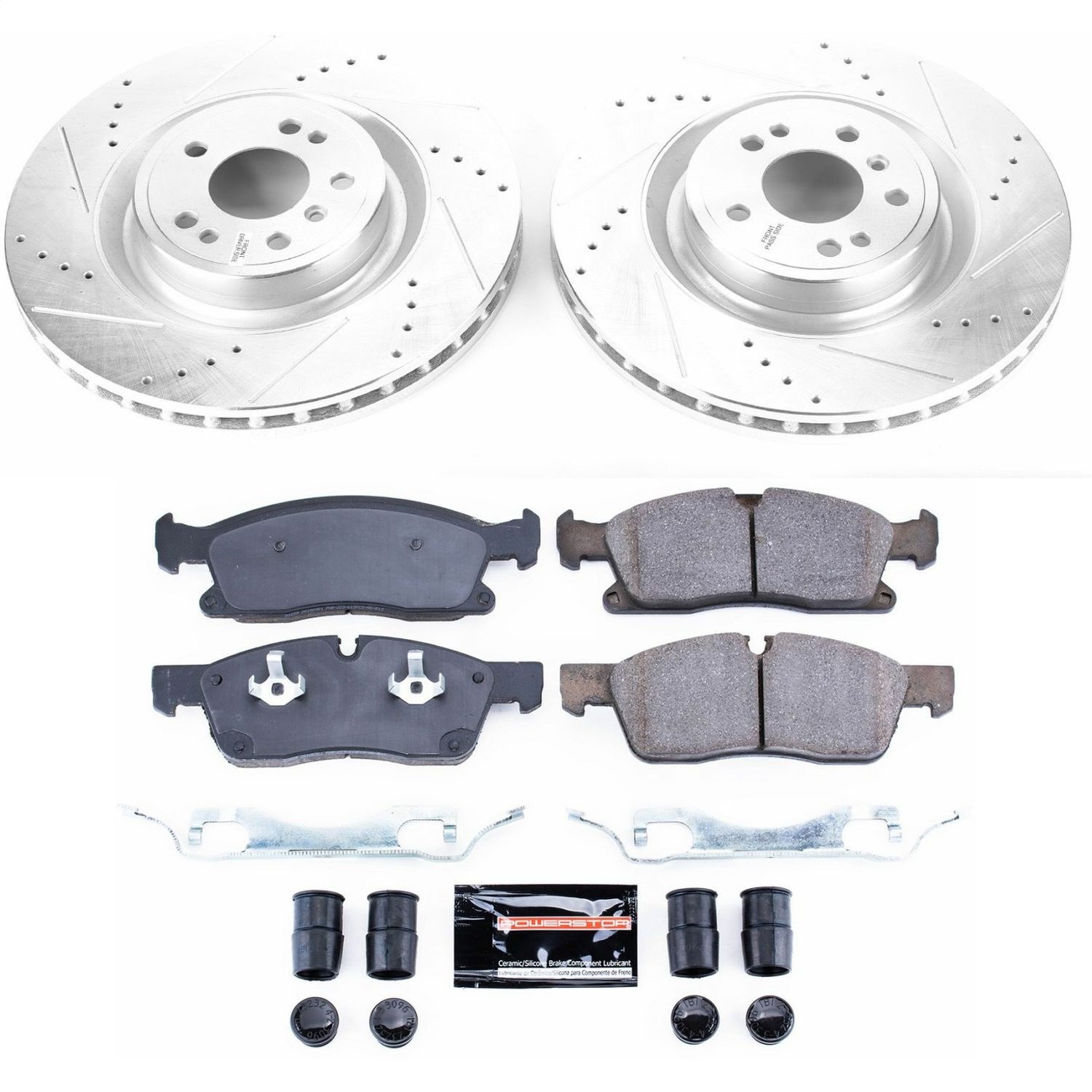 Power Stop - K6903 - Front - Disc Brake Pad and Rotor Kit