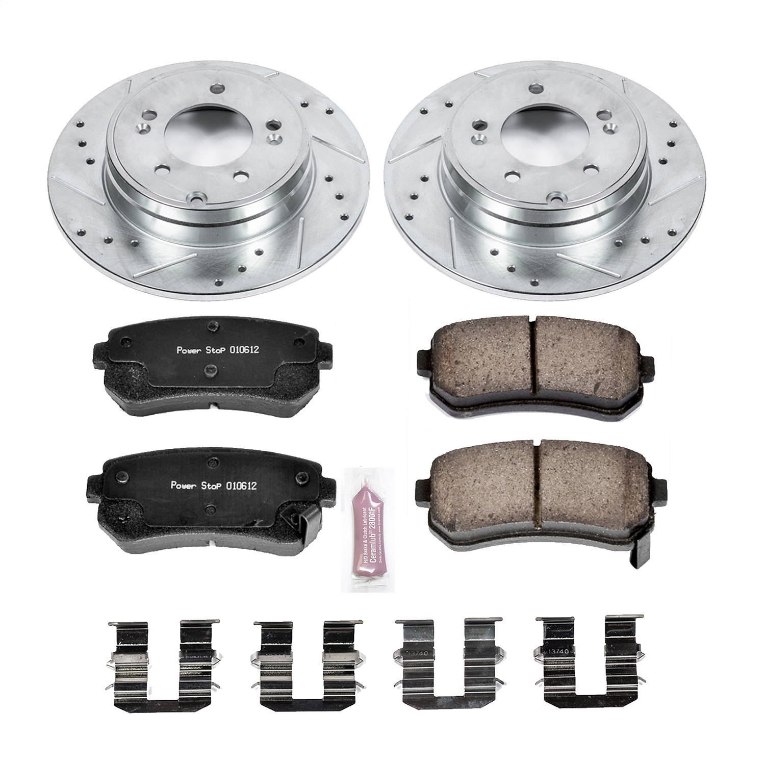 Power Stop - K6936 - Rear - Disc Brake Pad and Rotor Kit